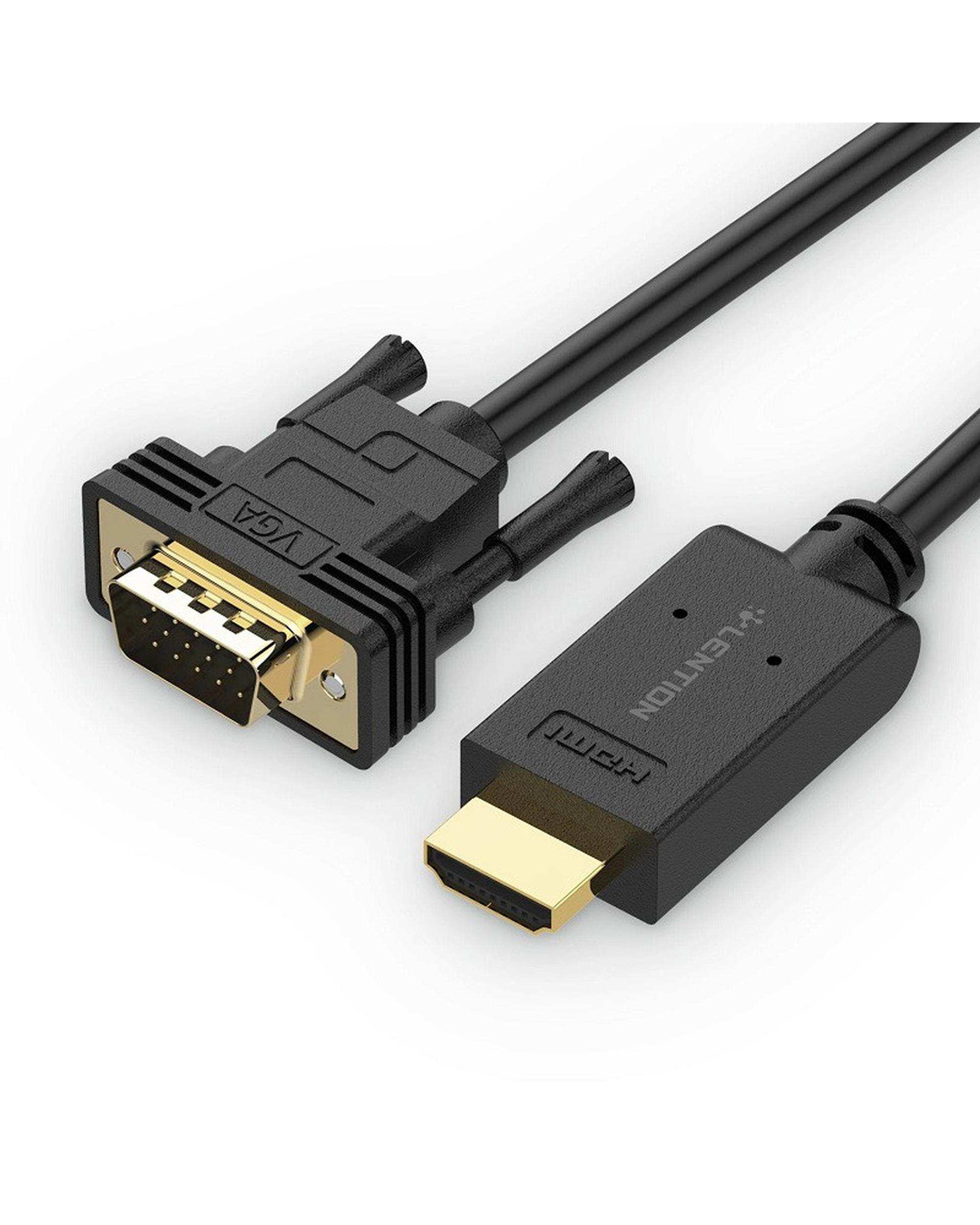 مبدل HDMI به VGA لنشن Lention مدل CB-HV مشکی