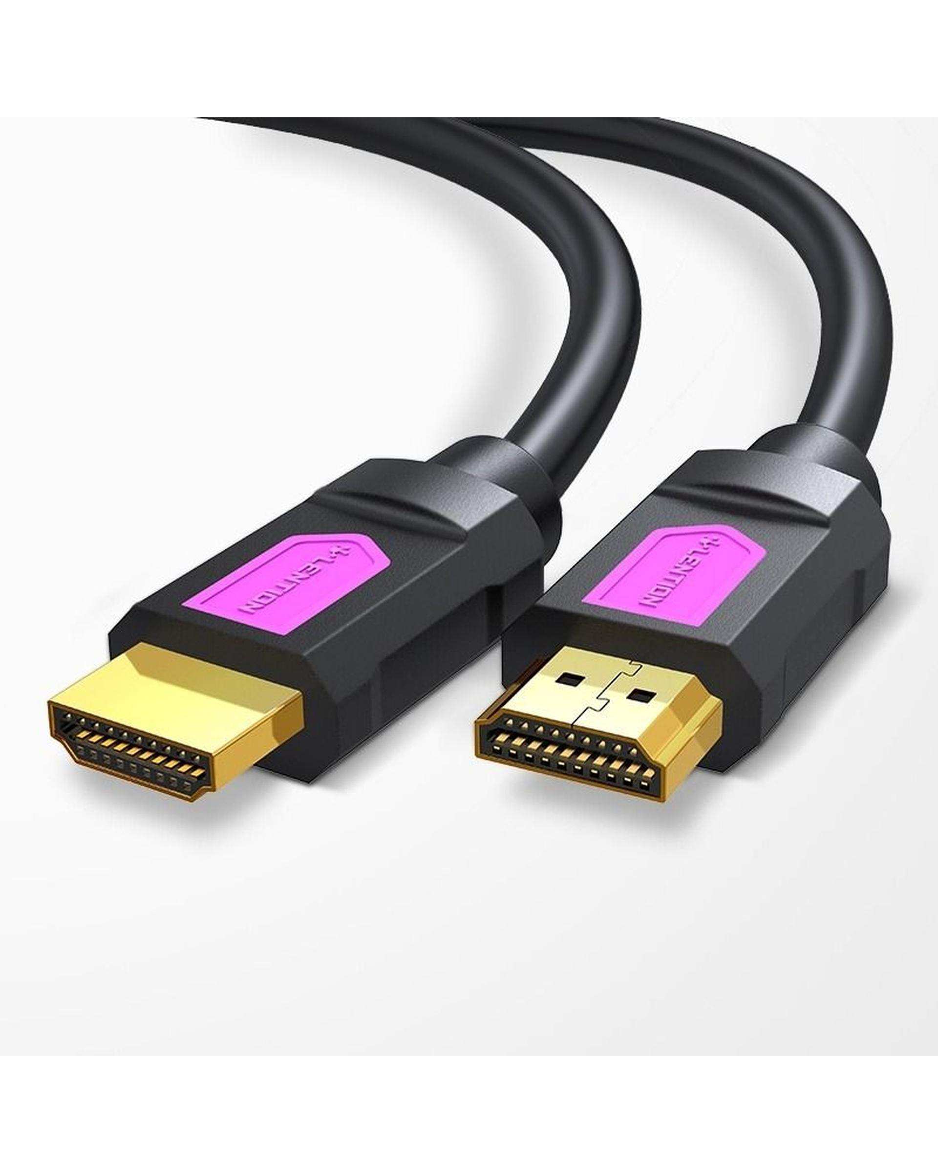 کابل HDMI لنشن Lention مدل HH20-4k60hz طول 1 متر