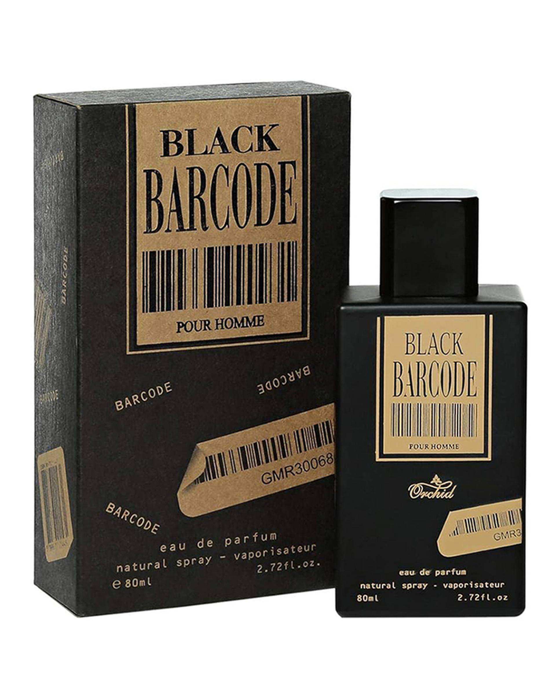 عطر مردانه ارکید بلک بارکد Orchid Black EDP 80ml Barcode