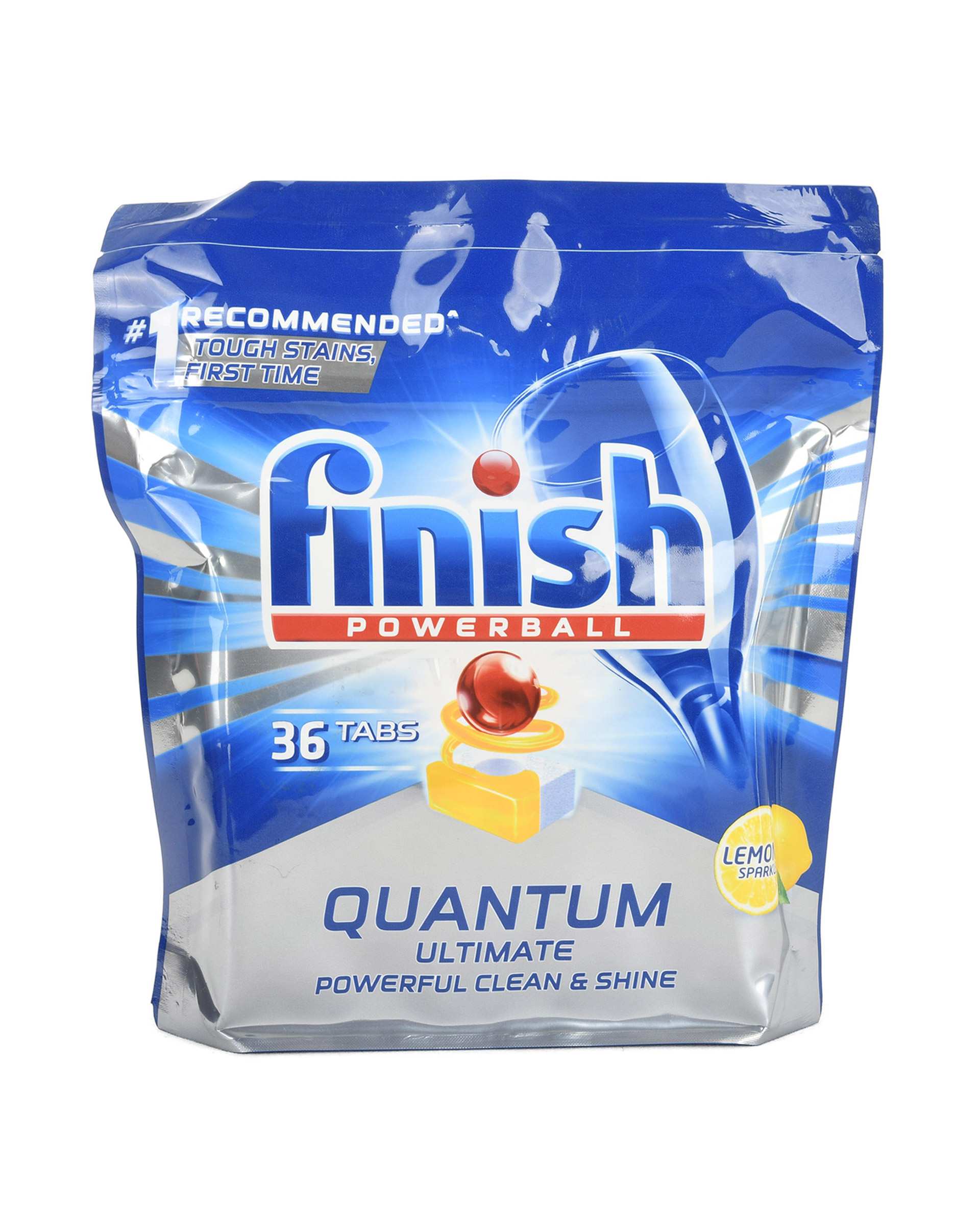 قرص ماشین ظرفشویی لیمویی فینیش Finish مدل Quantum Ultimate بسته 36 عددی