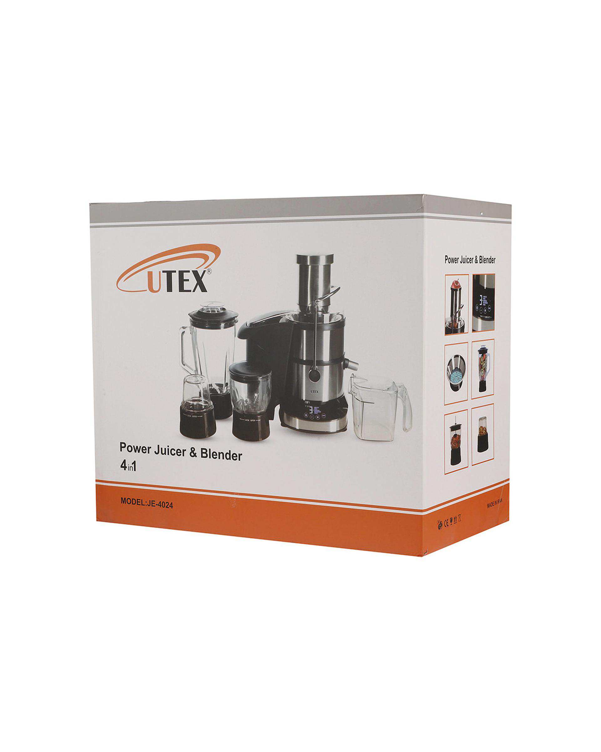 آبمیوه گیری 4 کاره لمسی یوتکث Utex مدل JE-4024