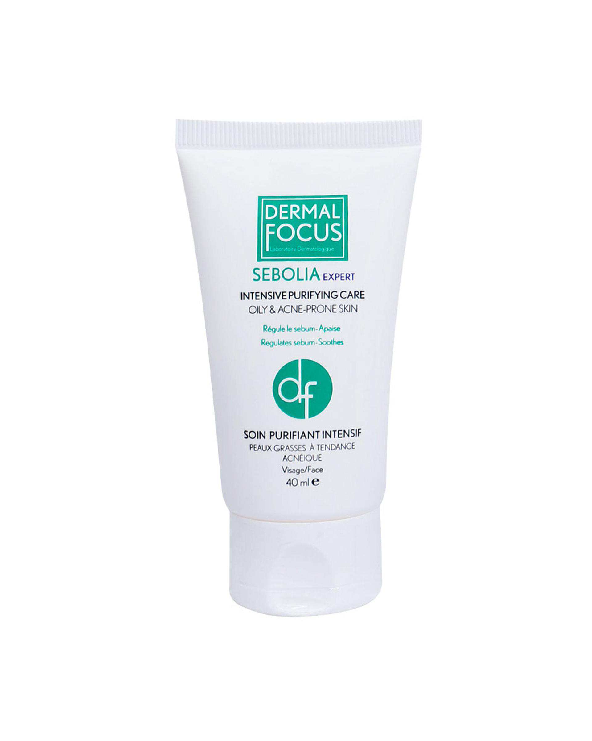 ژل ضد جوش درمال فوکوس Dermal Focus مدل Sebolia Expert حجم 40ml