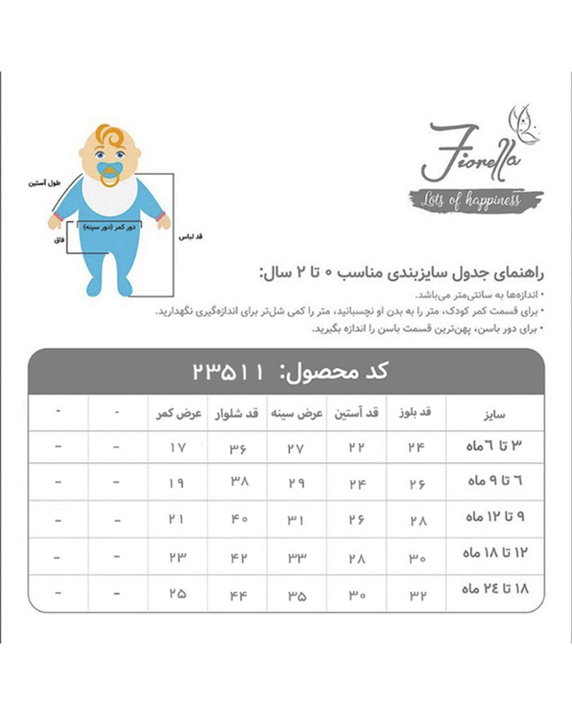 بلوز بافت و شلوار کبریتی پالیز 23511فیورلا