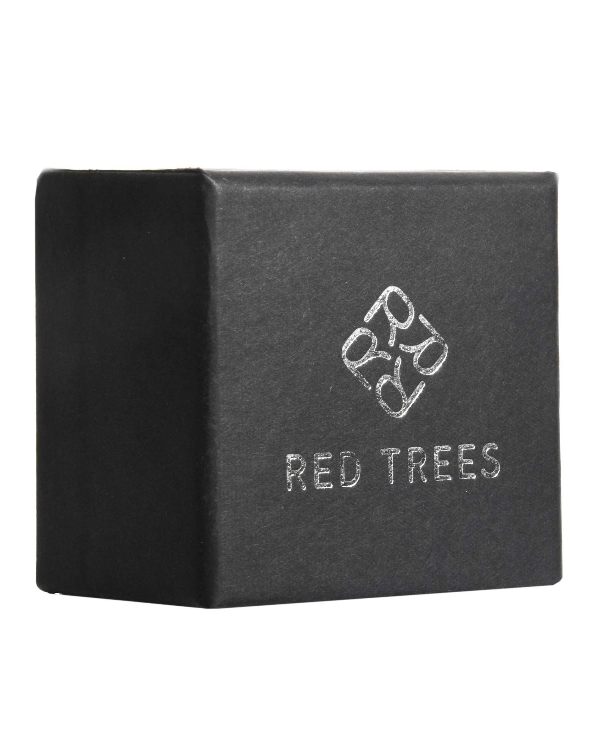 گوشواره روکش طلا مربع مدل Red Trees طرح سواروسکی SWAROVSKI