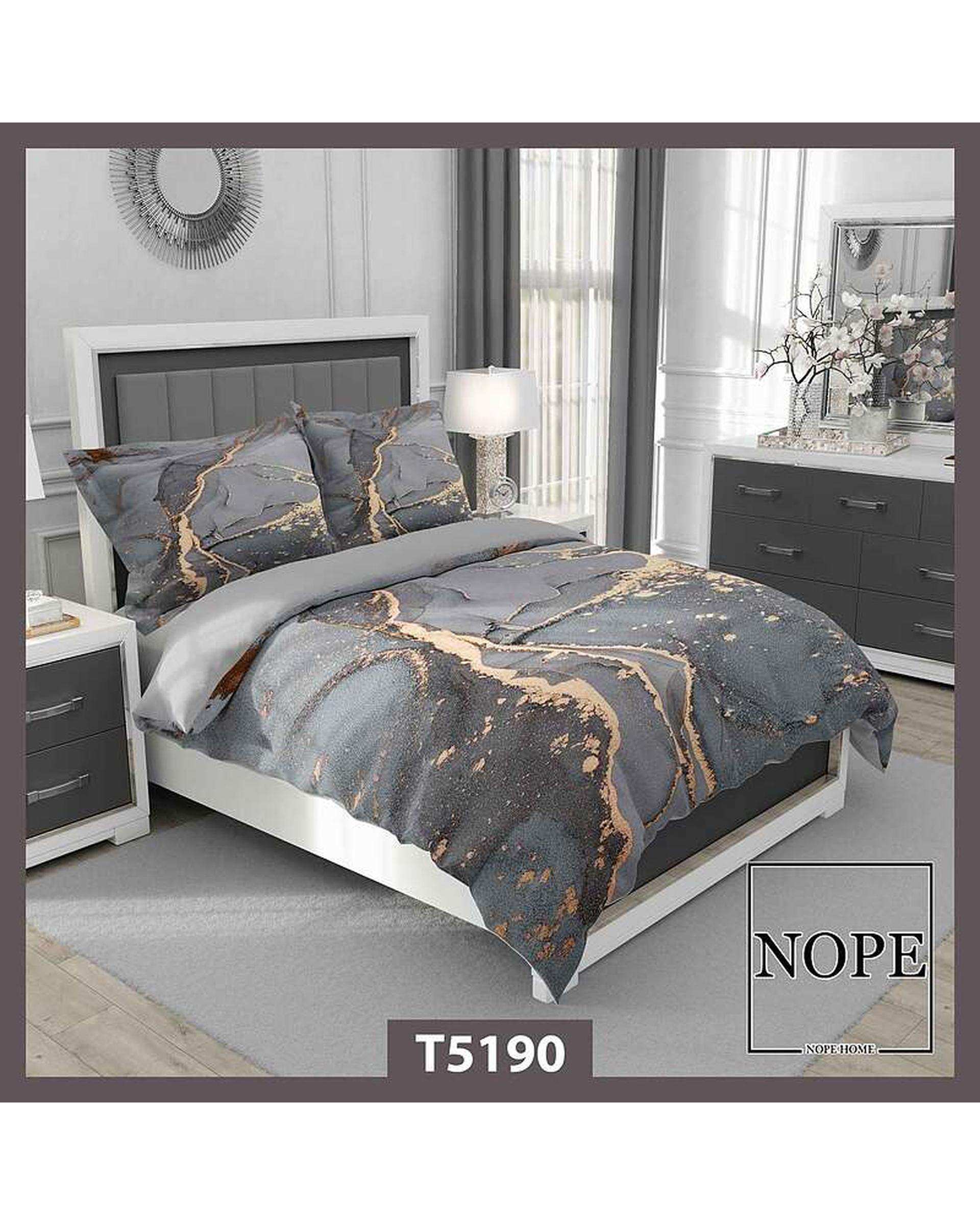 روتختی یک نفره 5 تکه نوپه هوم Nopehome طرح ماربل کد T5190