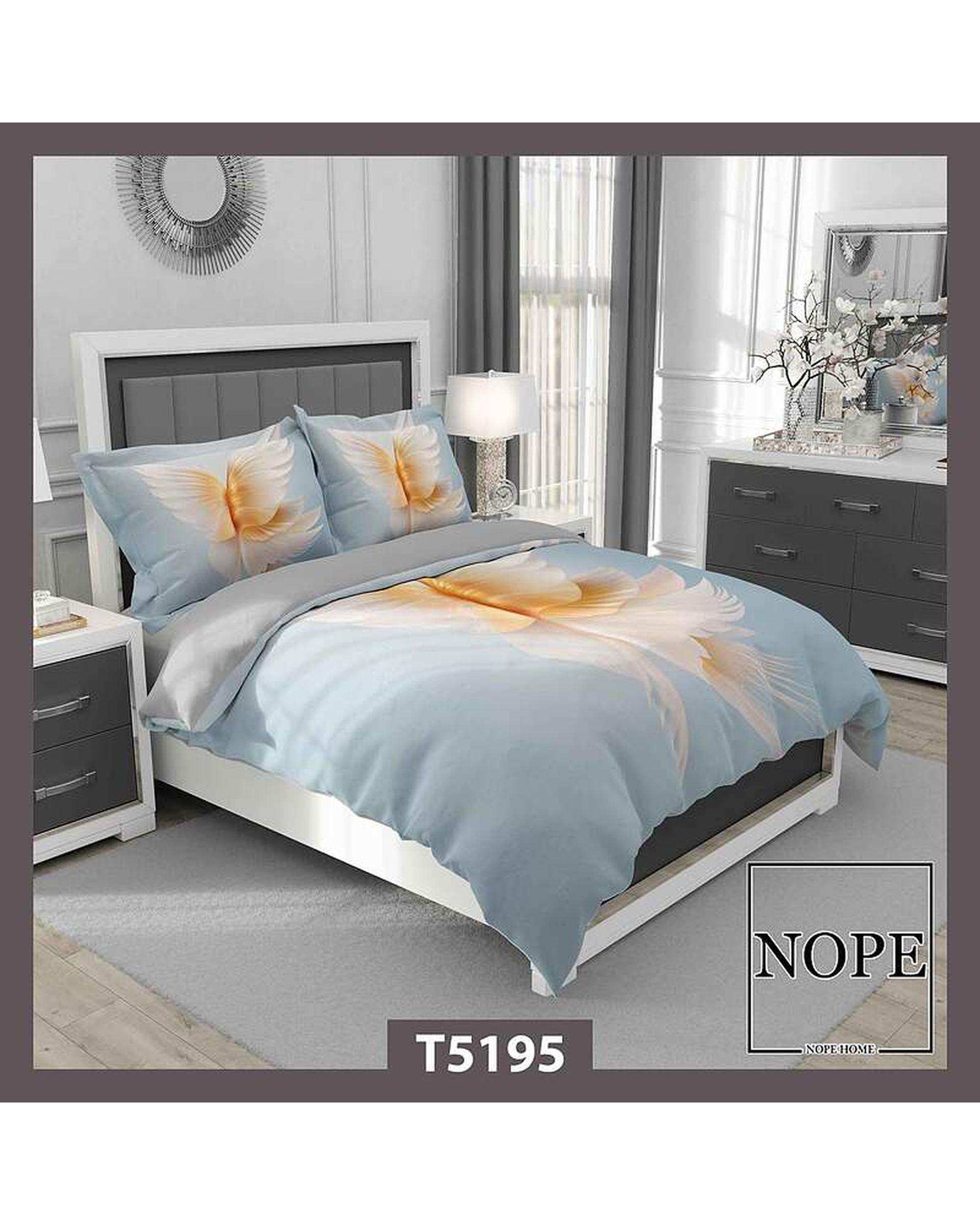 روتختی یک نفره 5 تکه نوپه هوم Nopehome طرح پروانه کد T5195