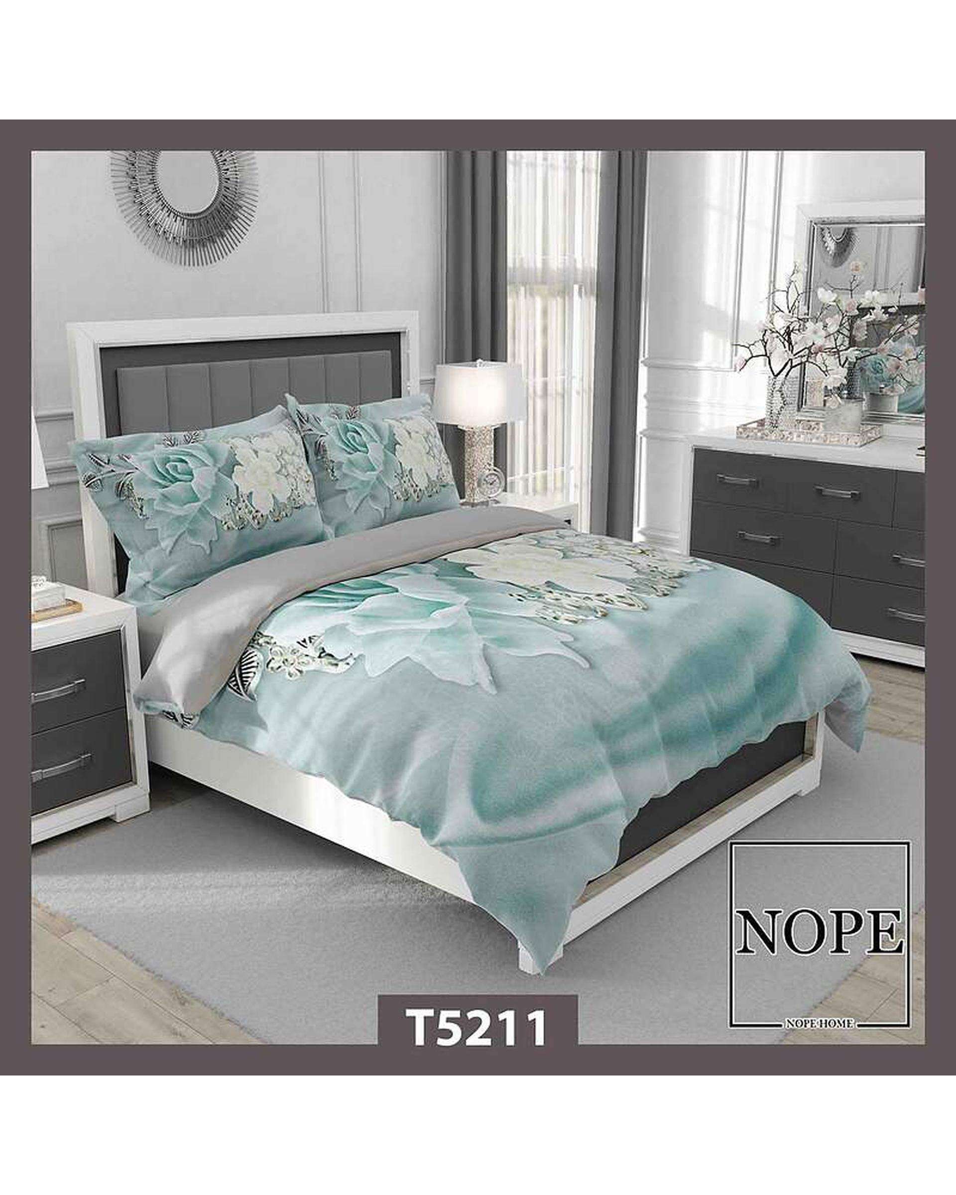 روتختی یک نفره 5 تکه نوپه هوم Nopehome طرح گل کد T5211
