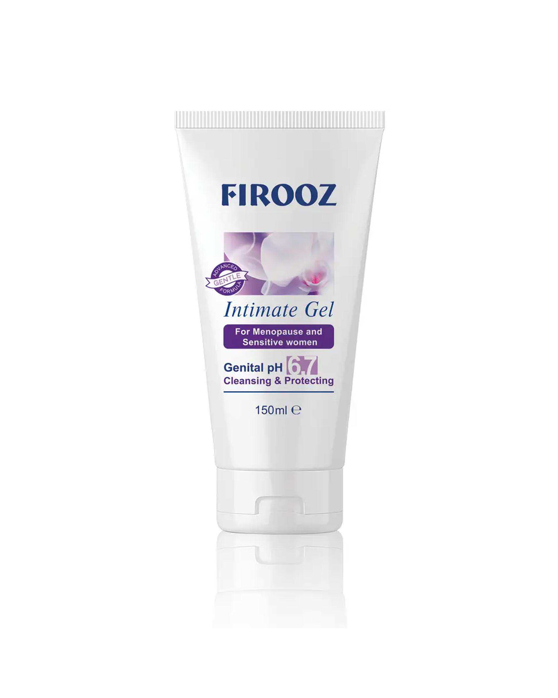 ژل بهداشتی بانوان یائسه و حساس فیروز Firooz حجم 150ml