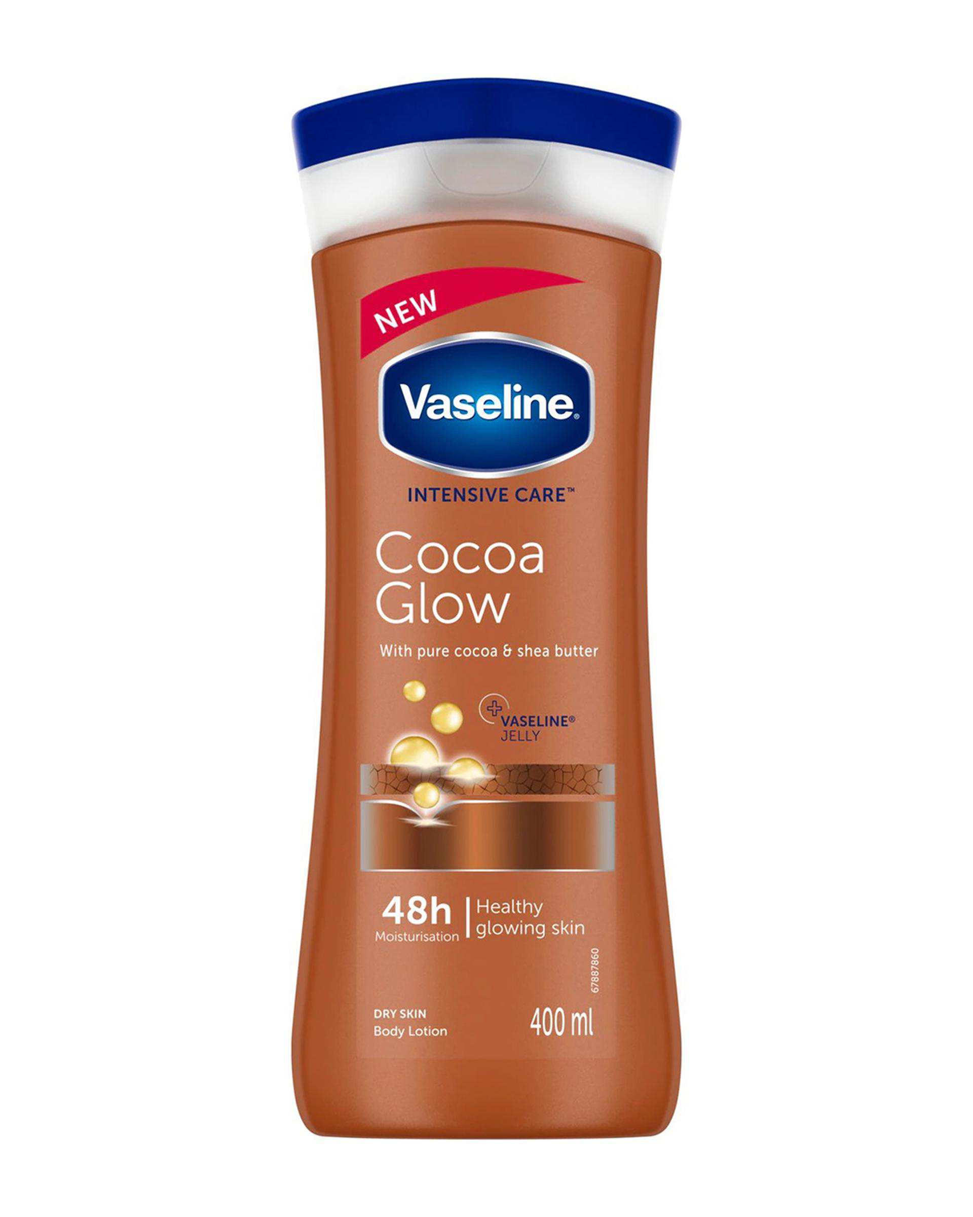 لوسیون بدن وازلین Vaseline حاوی عصاره کاکائو