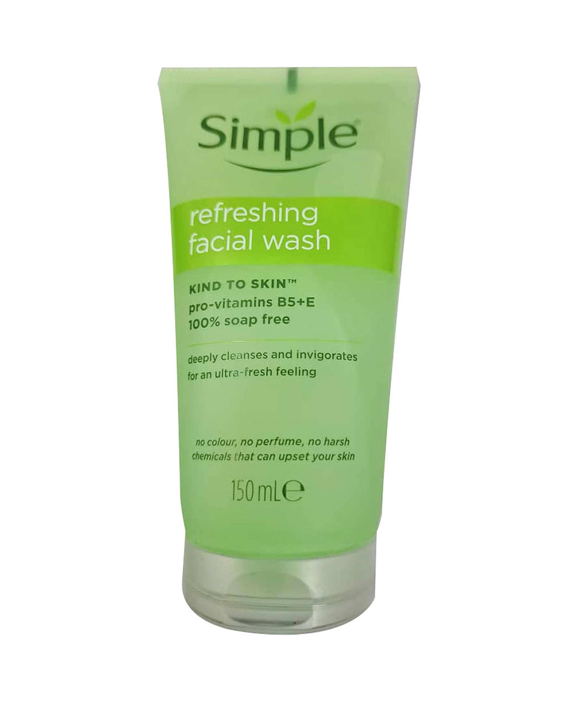 ژل شستشوی صورت سیمپل Simple مدل Refreshing حجم 150ml
