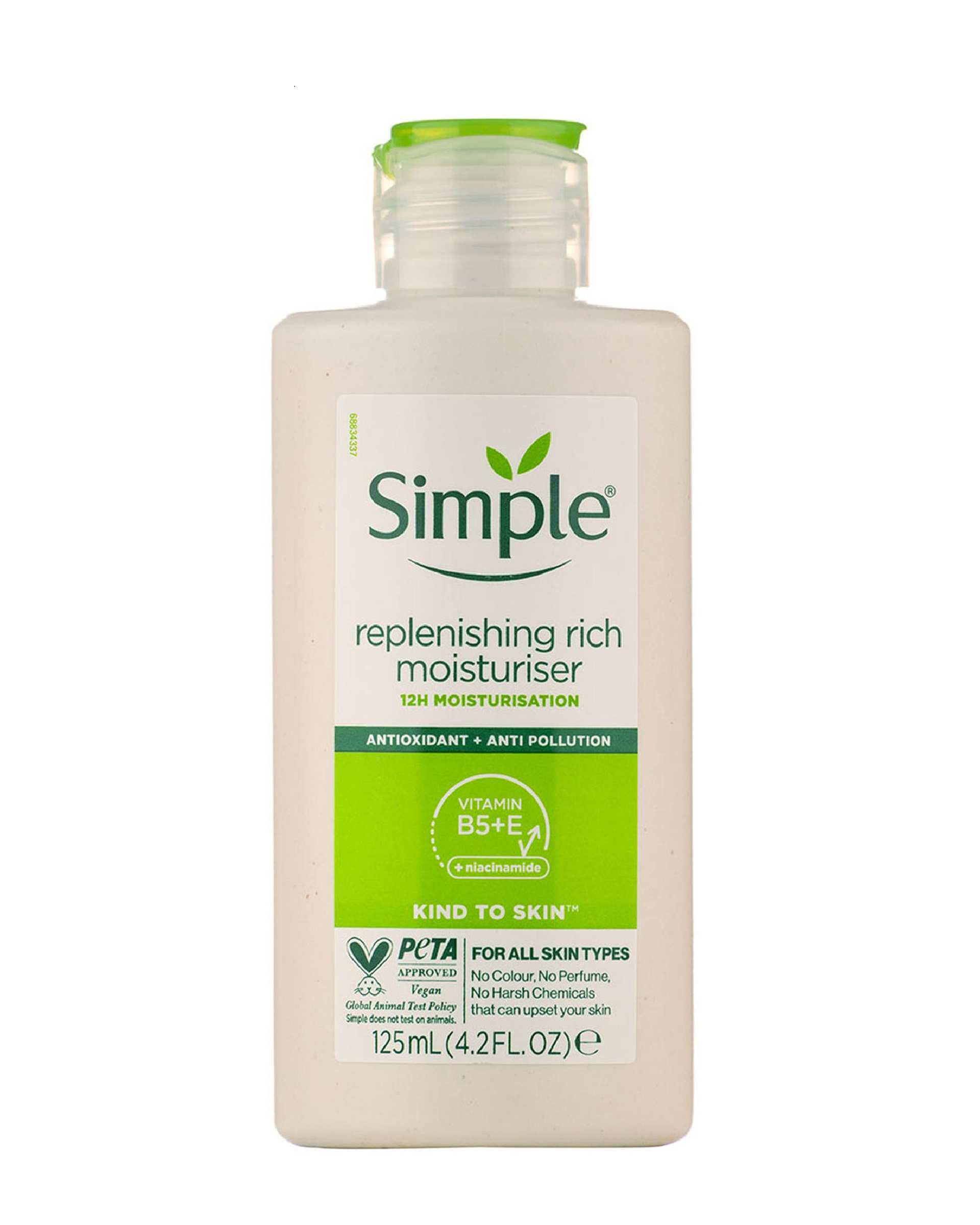 کرم آبرسان و مرطوب کننده سیمپل Simple مدل Replenishing Rich حجم 125ml