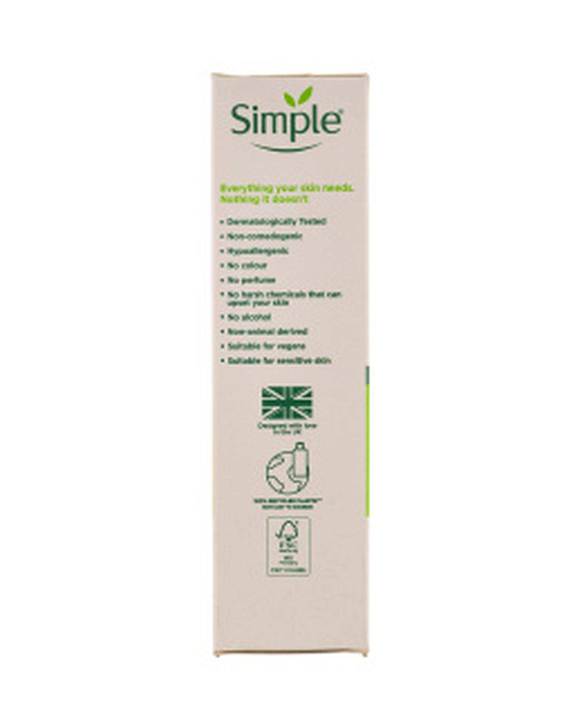 کرم آبرسان و مرطوب کننده سیمپل Simple مدل Replenishing Rich حجم 125ml