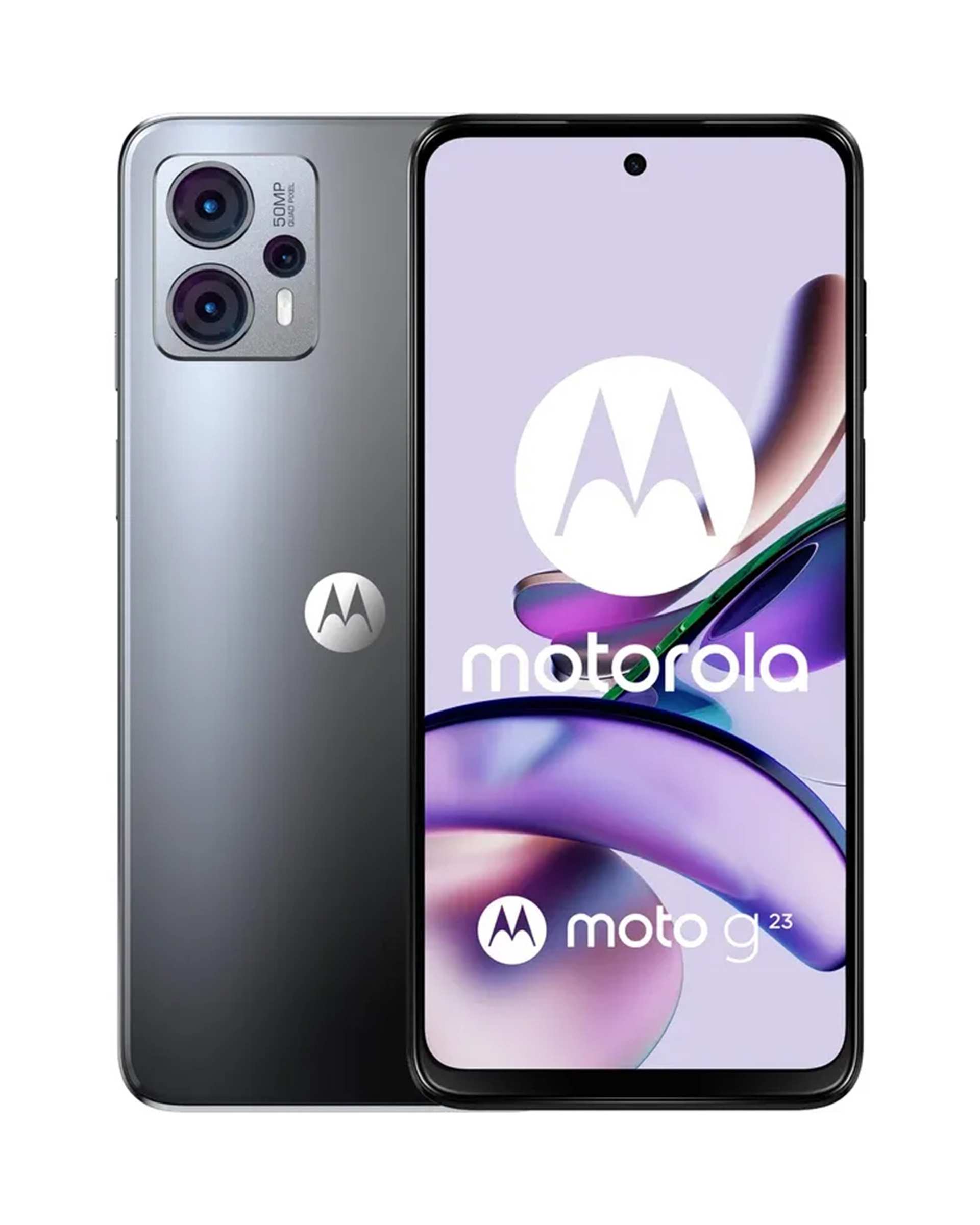 گوشی موبایل موتورولا مدل Moto G23 دو سیم کارت ظرفیت 128 گیگابایت و رم 8 گیگابایت خاکستری