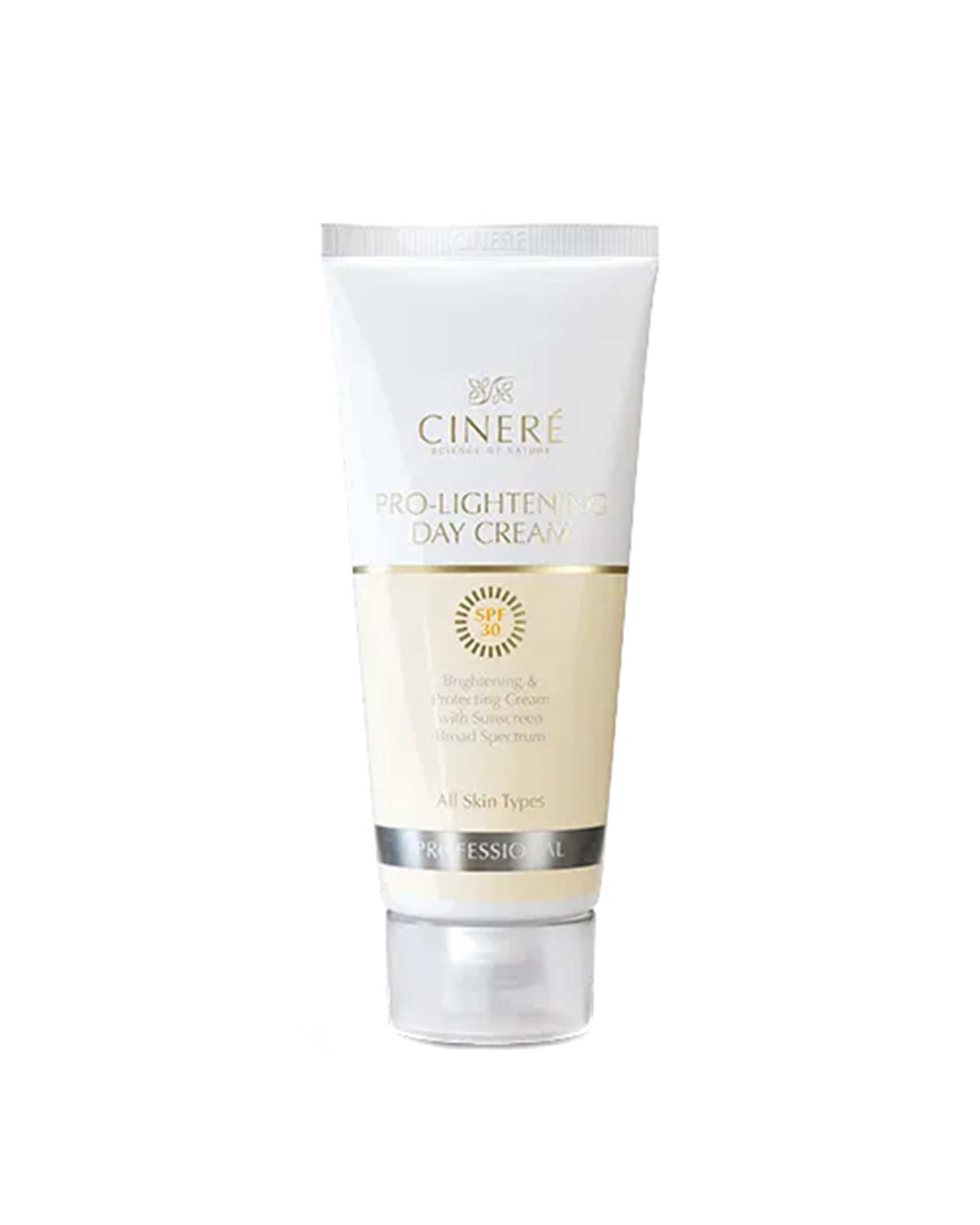 کرم روشن کننده مخصوص روز سینره Cinere دارای خاصیت ضد آفتاب SPF30