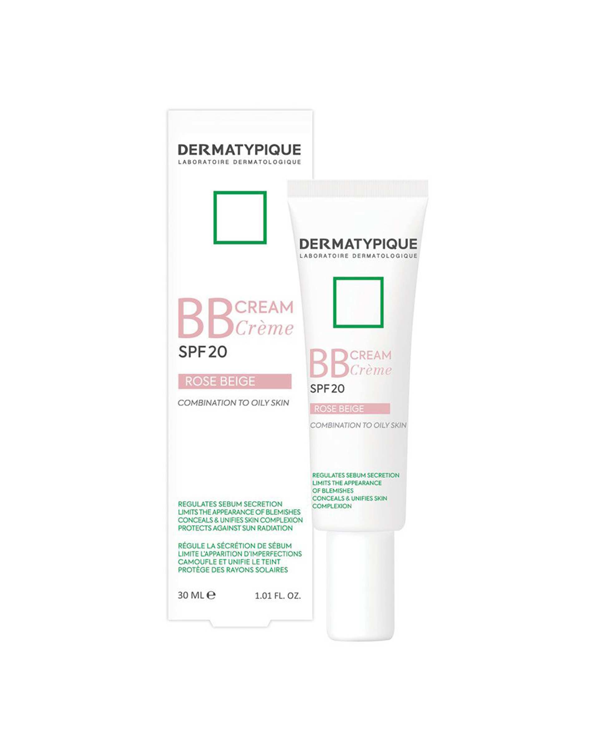 بی بی کرم SPF20 درماتیپیک Dermatypique رنگ رز بژ