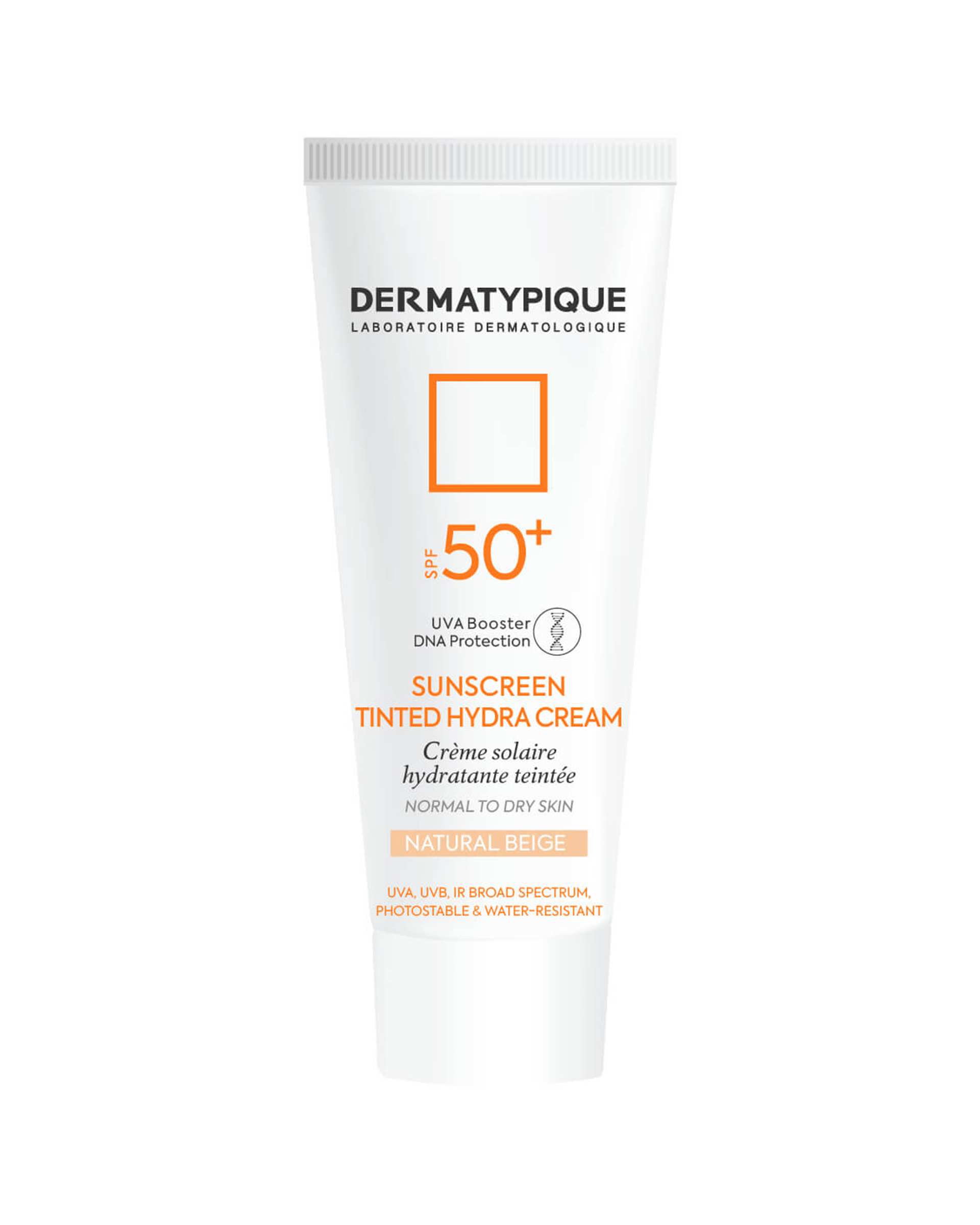 کرم ضد آفتاب رنگی SPF50 هیدرا درماتیپیک Dermatypique رنگ بژ طلایی