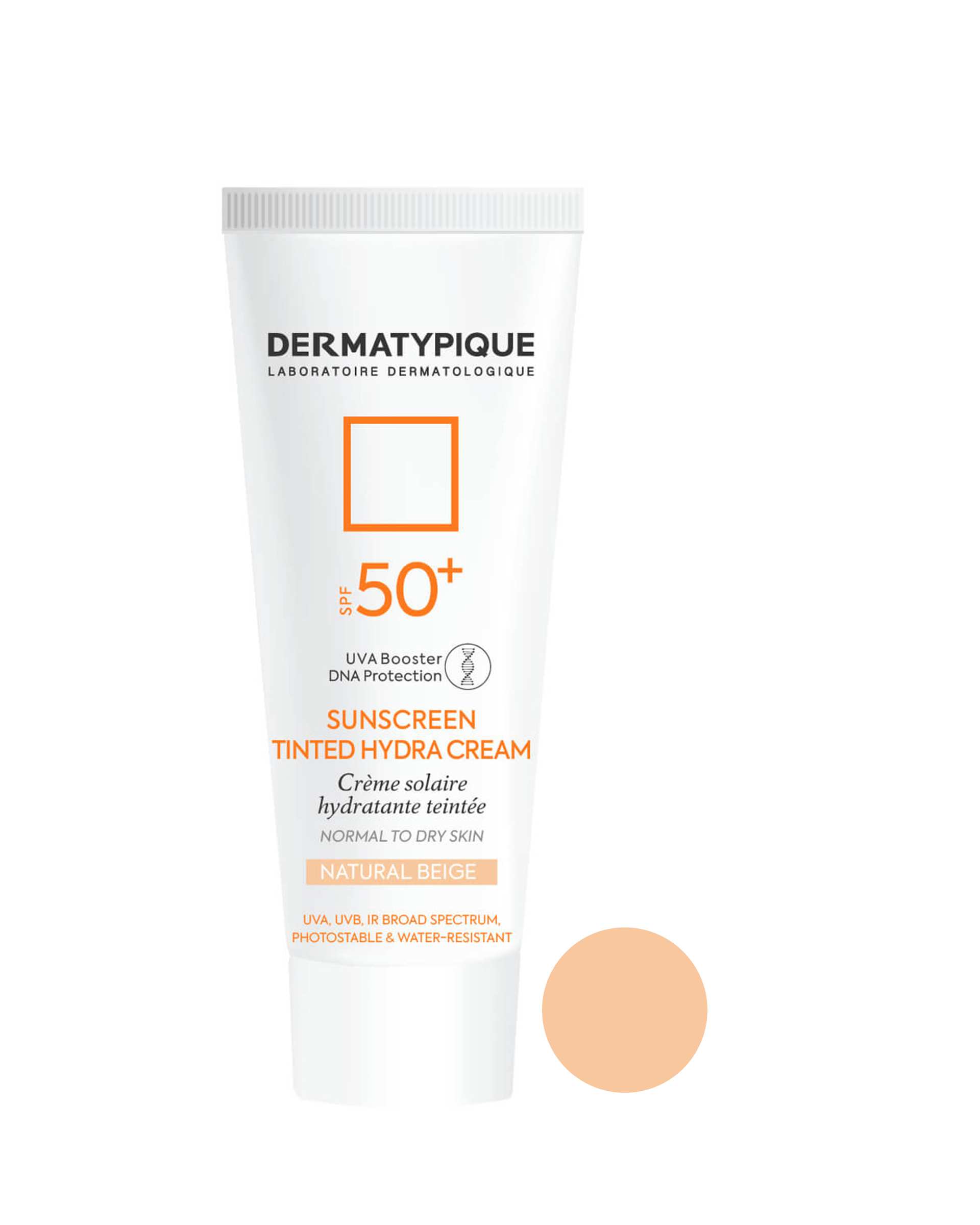 کرم ضد آفتاب رنگی SPF50 هیدرا درماتیپیک Dermatypique رنگ رز بژ