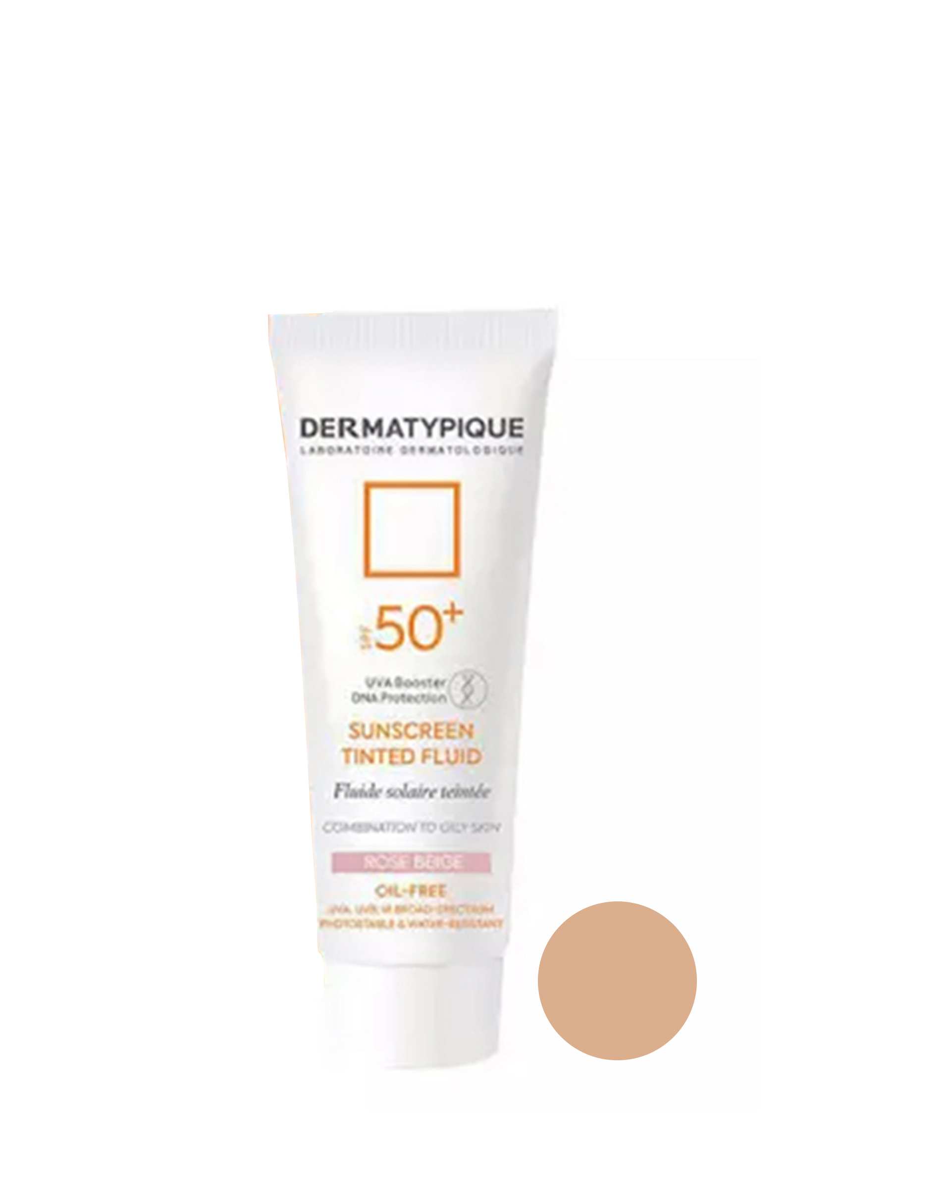 فلوئید ضد آفتاب رنگی SPF50 درماتیپیک Dermatypique رنگ رز بژ