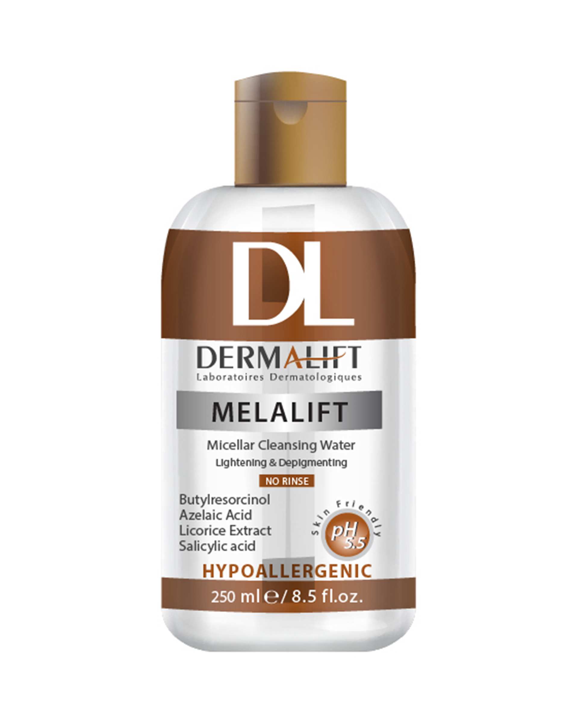 میسلار واتر روشن کننده پوست درمالیفت Dermalift حجم 250ml