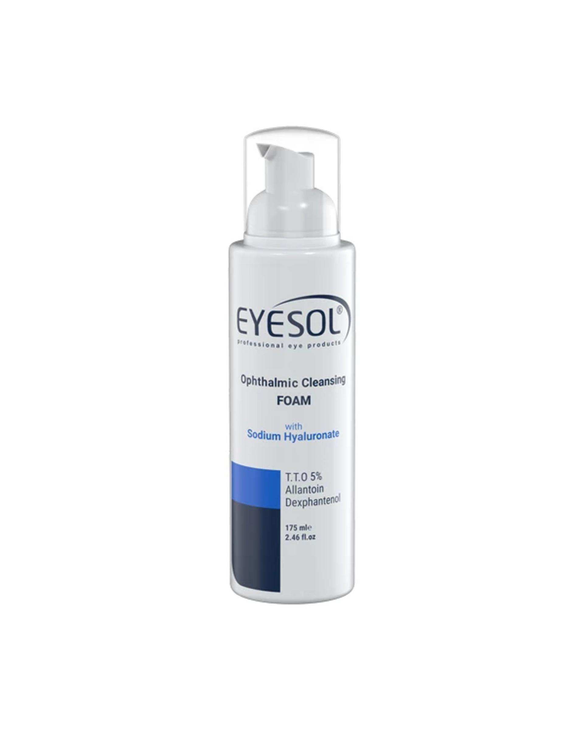 فوم شستشوی پلک و مژه آیسول Eyesol حجم 175ml