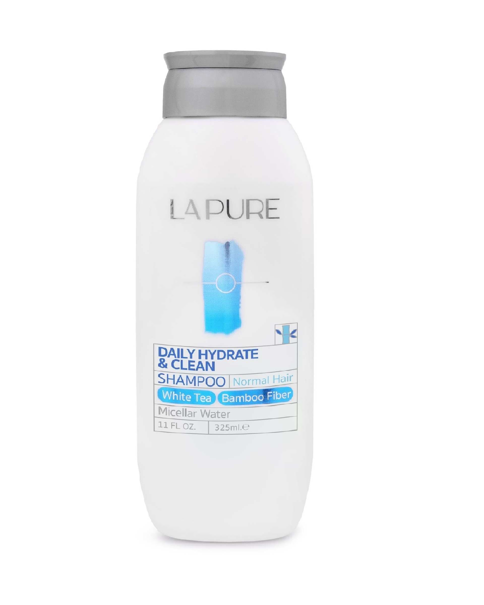 شامپو روزانه رطوبت رسان موهای معمولی لپیور Lapure حجم 325ml