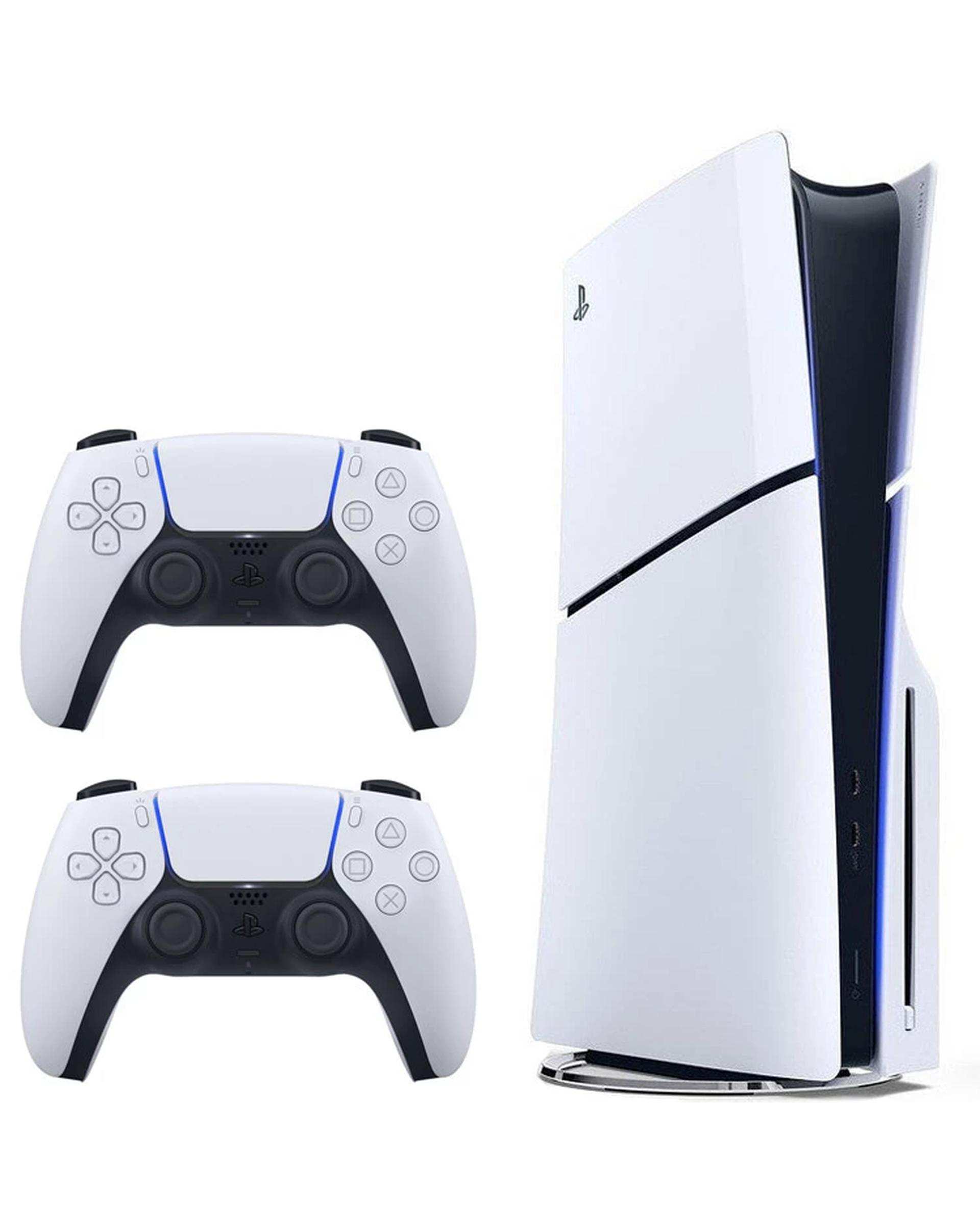 کنسول بازی سونی مدل PlayStation 5 Slim Standard ظرفیت یک ترابایت ریجن آسیا به همراه دسته اضافی