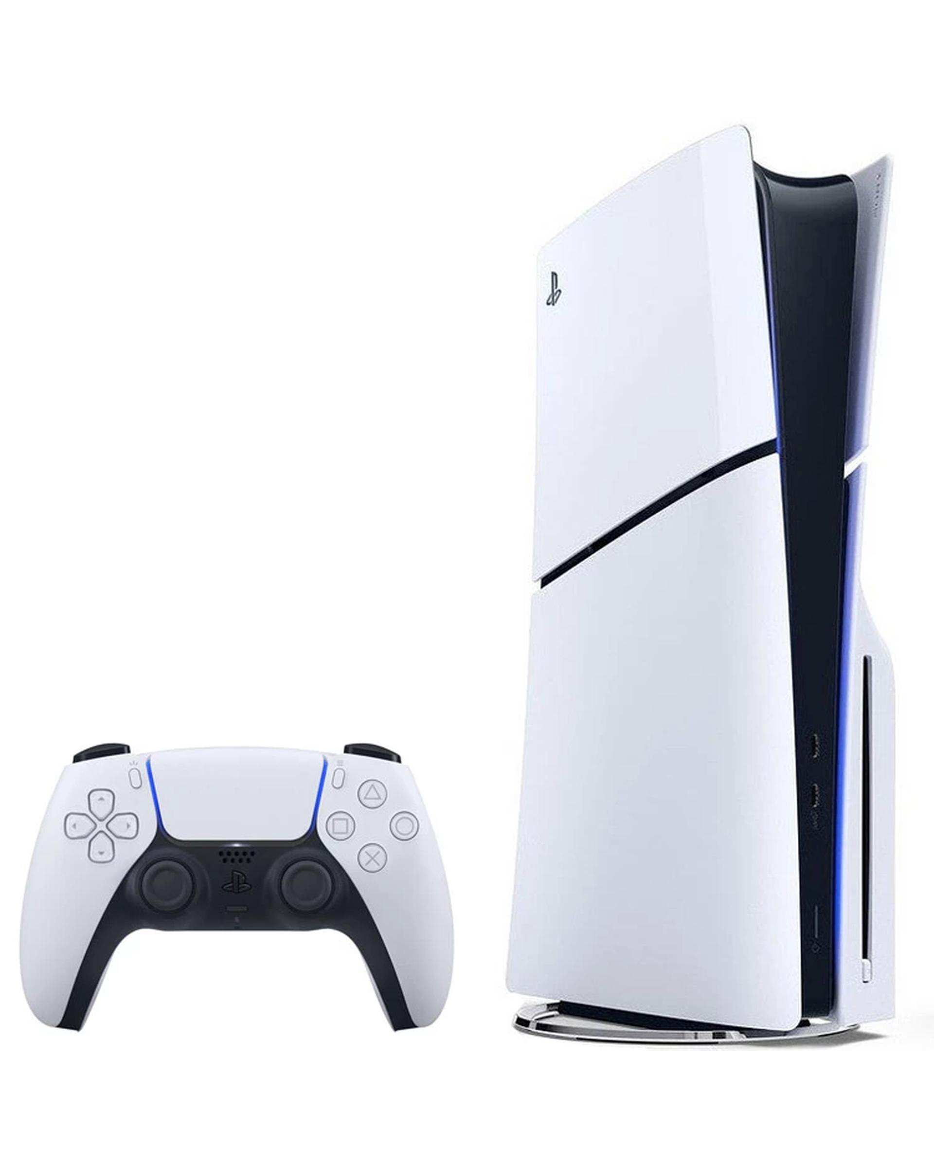 کنسول بازی سونی مدل PlayStation 5 Slim Standard ظرفیت یک ترابایت ریجن آسیا به همراه دسته اضافی