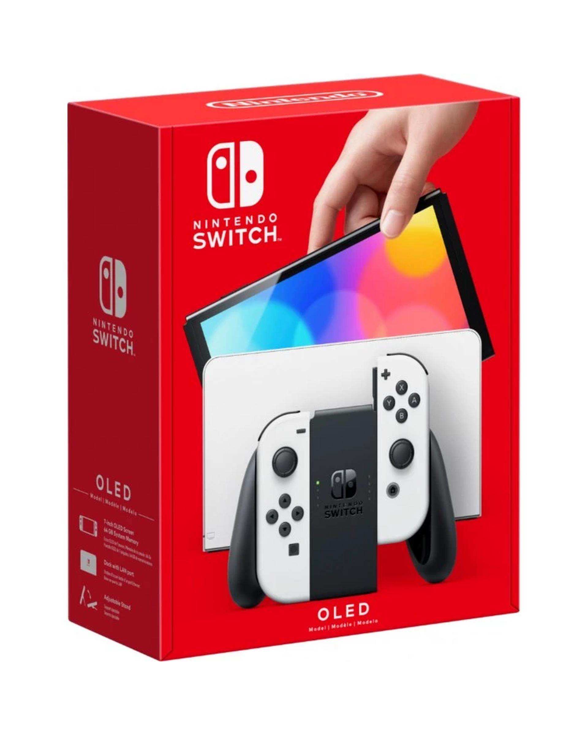 کنسول بازی نینتندو مدل Switch White OLED سفید