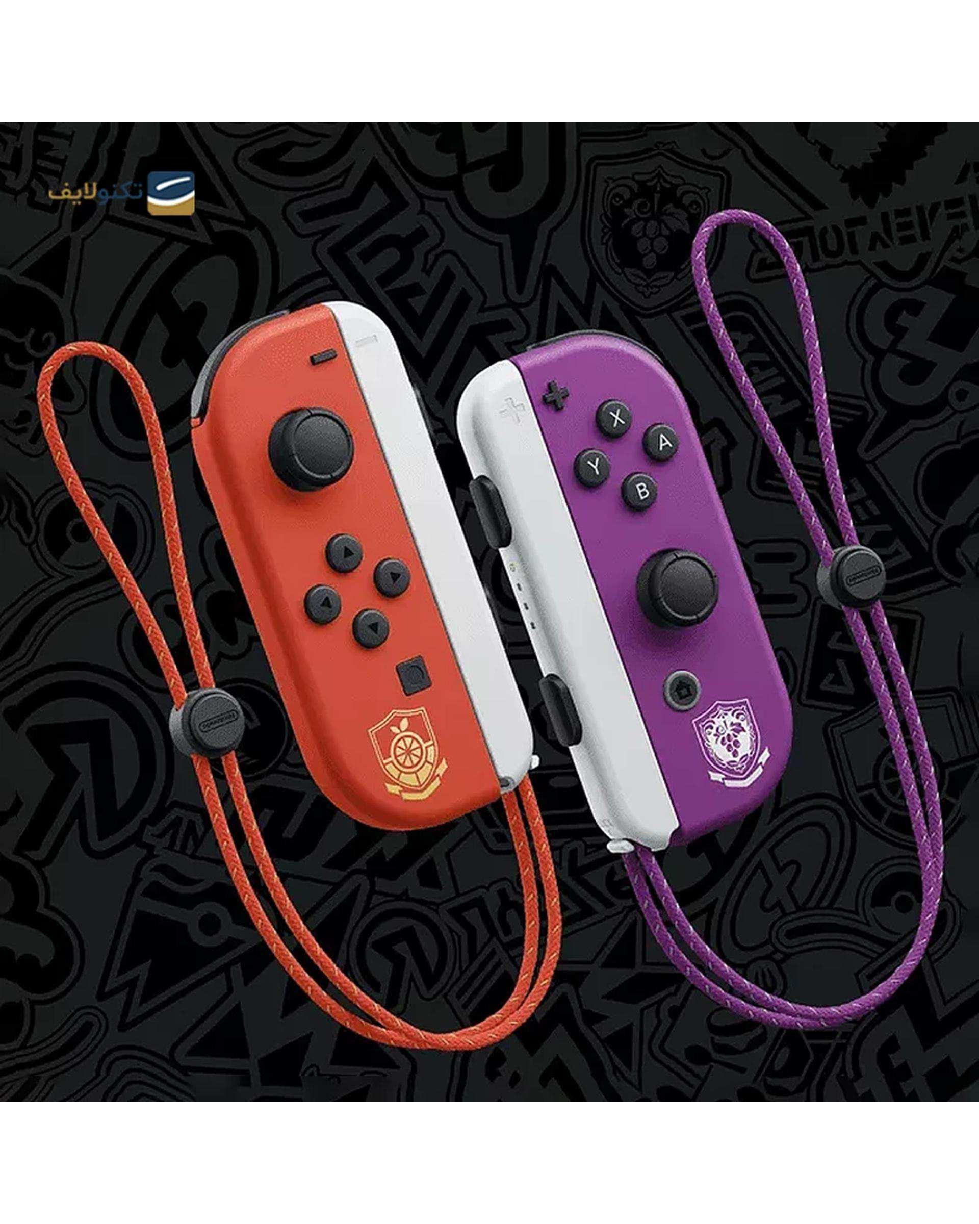 کنسول بازی نینتندو مدل Switch White OLED Pokémon Scarlet & Violet