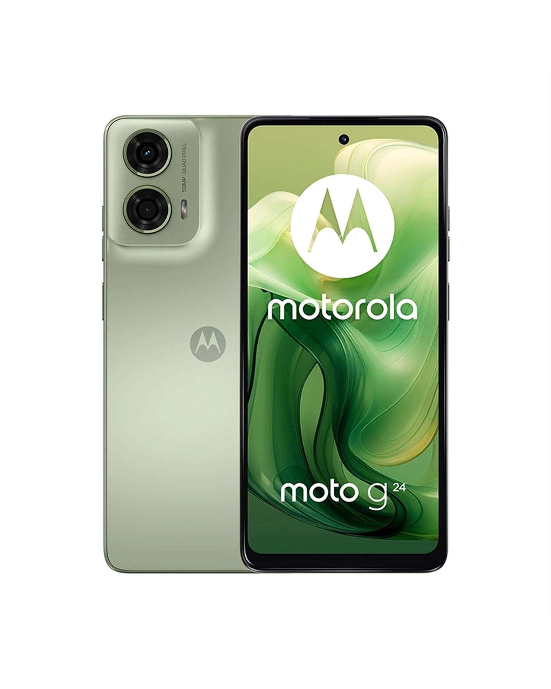 گوشی موبایل موتورولا مدل Moto G24 ظرفیت 128 گیگابایت رم 8 گیگابایت سبز