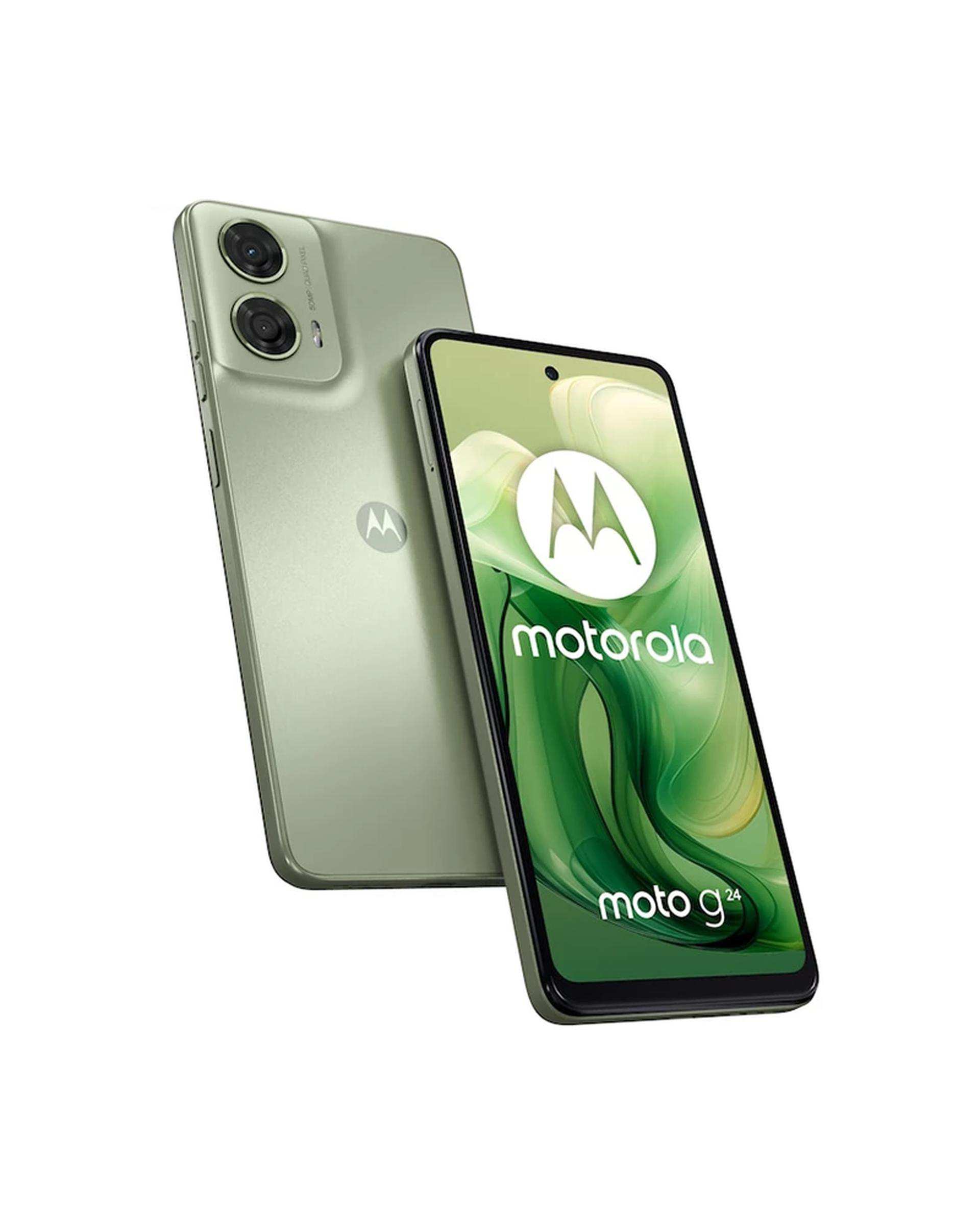 گوشی موبایل موتورولا مدل Moto G24 ظرفیت 128 گیگابایت رم 8 گیگابایت سبز