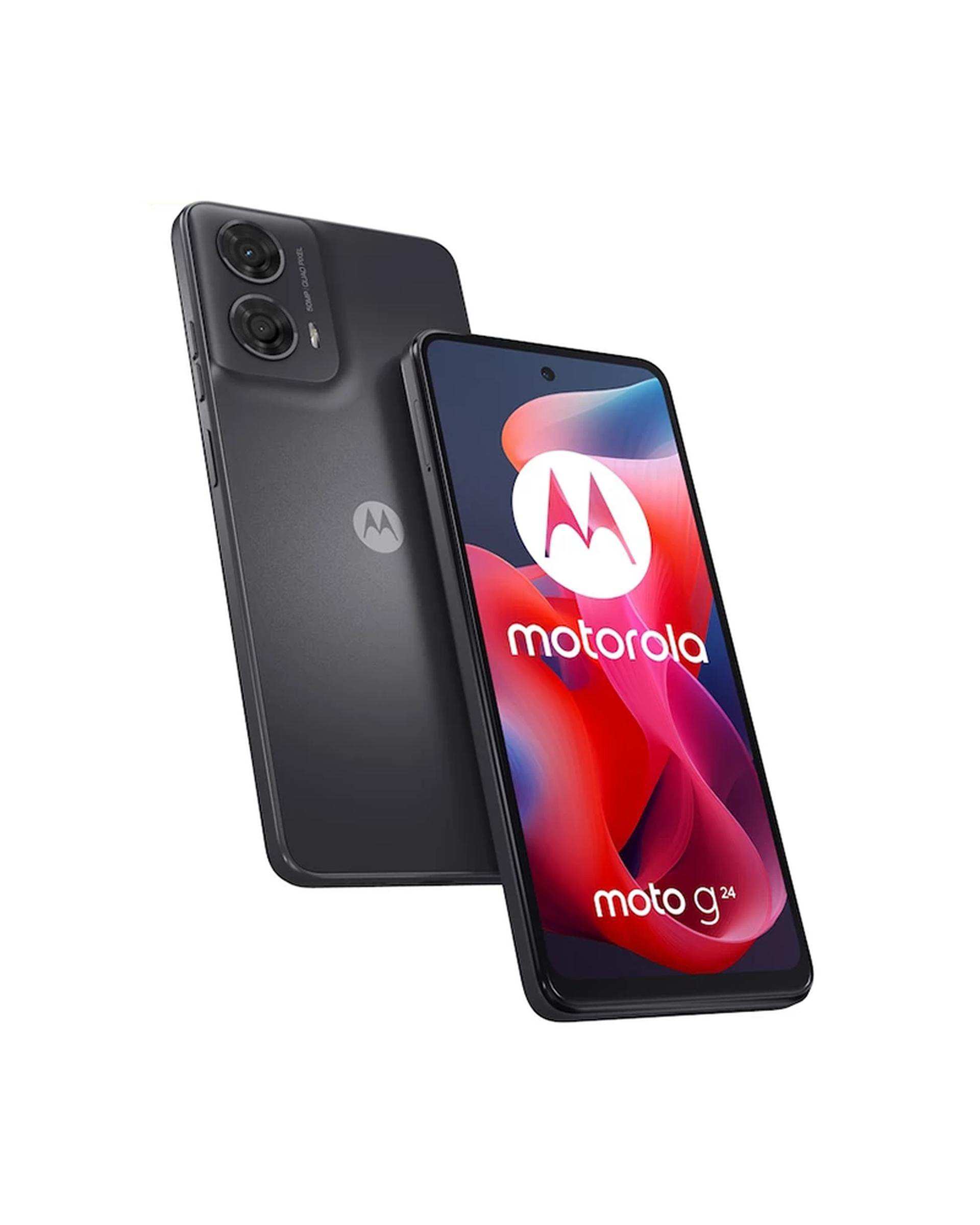 گوشی موبایل موتورولا مدل Moto G24 ظرفیت 128 گیگابایت رم 8 گیگابایت خاکستری