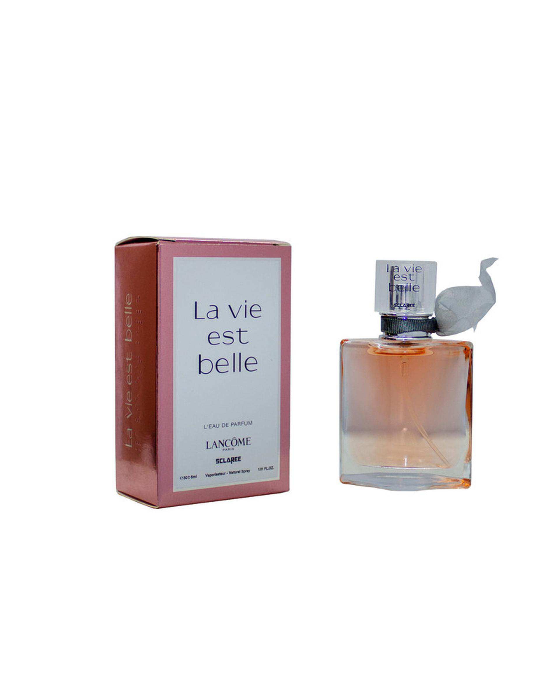 عطر جیبی زنانه اسکلاره Sclaree مدل La vie est belle حجم 30ml