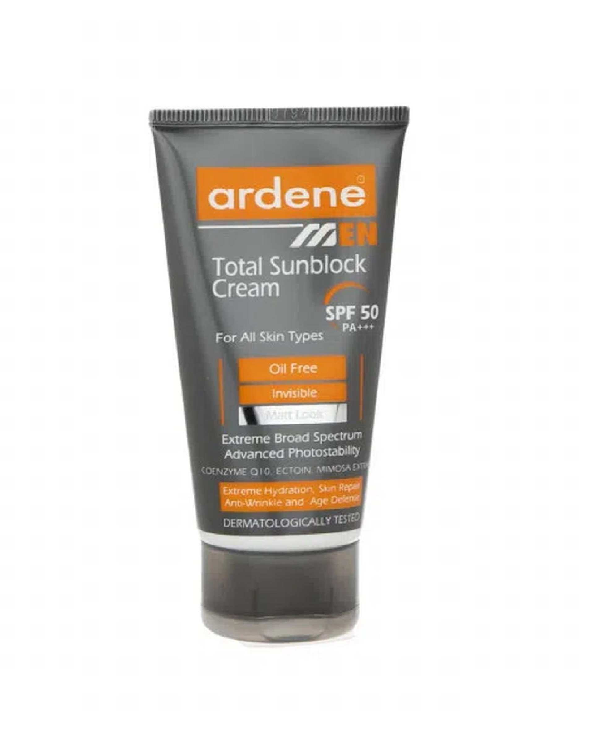 کرم ضد آفتاب مردانه SPF 50 آردن Ardene مدل Total وزن 50 گرم