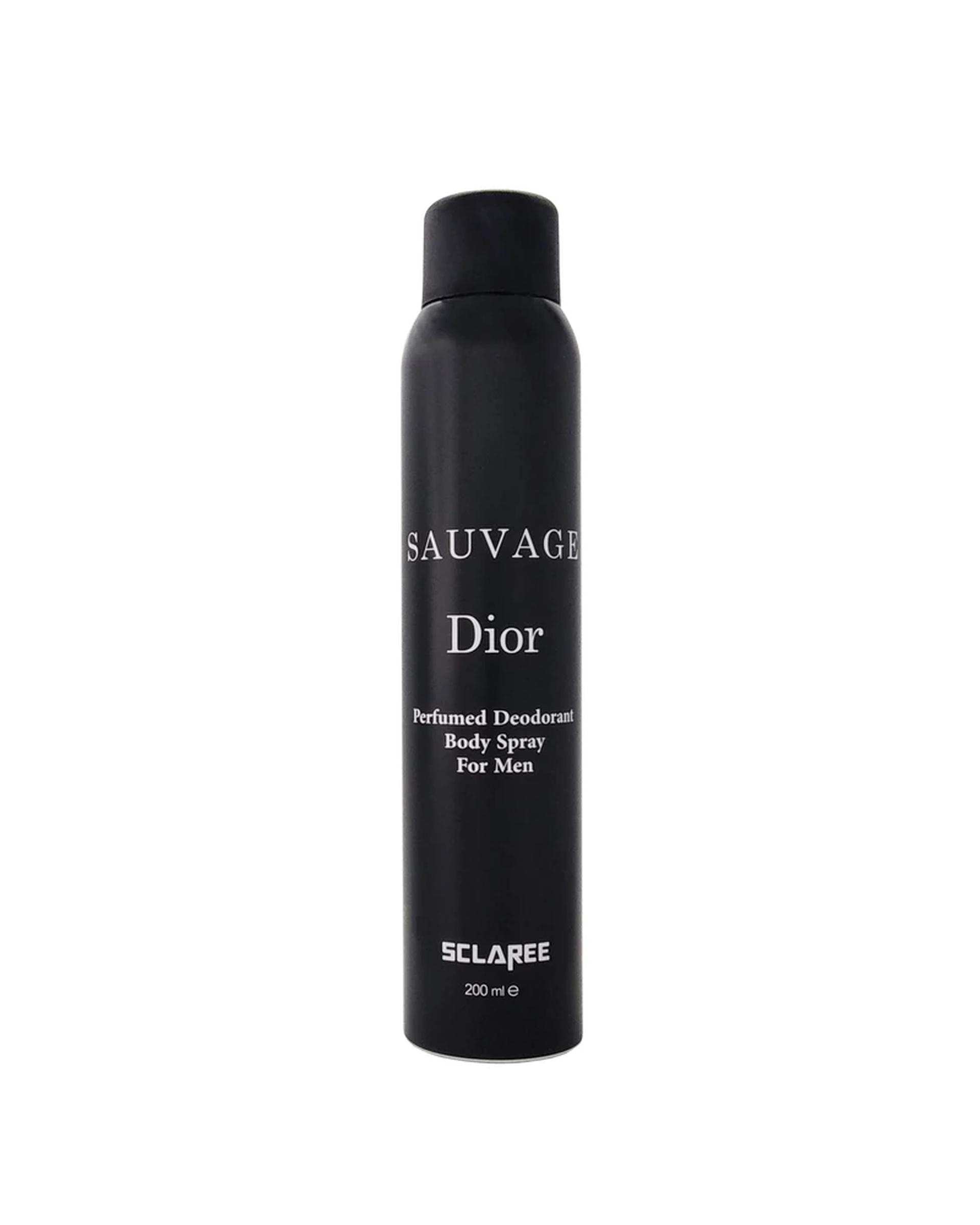 اسپری بدن مردانه اسکلاره Sclaree مدل Sauvage Dior حجم 200ml