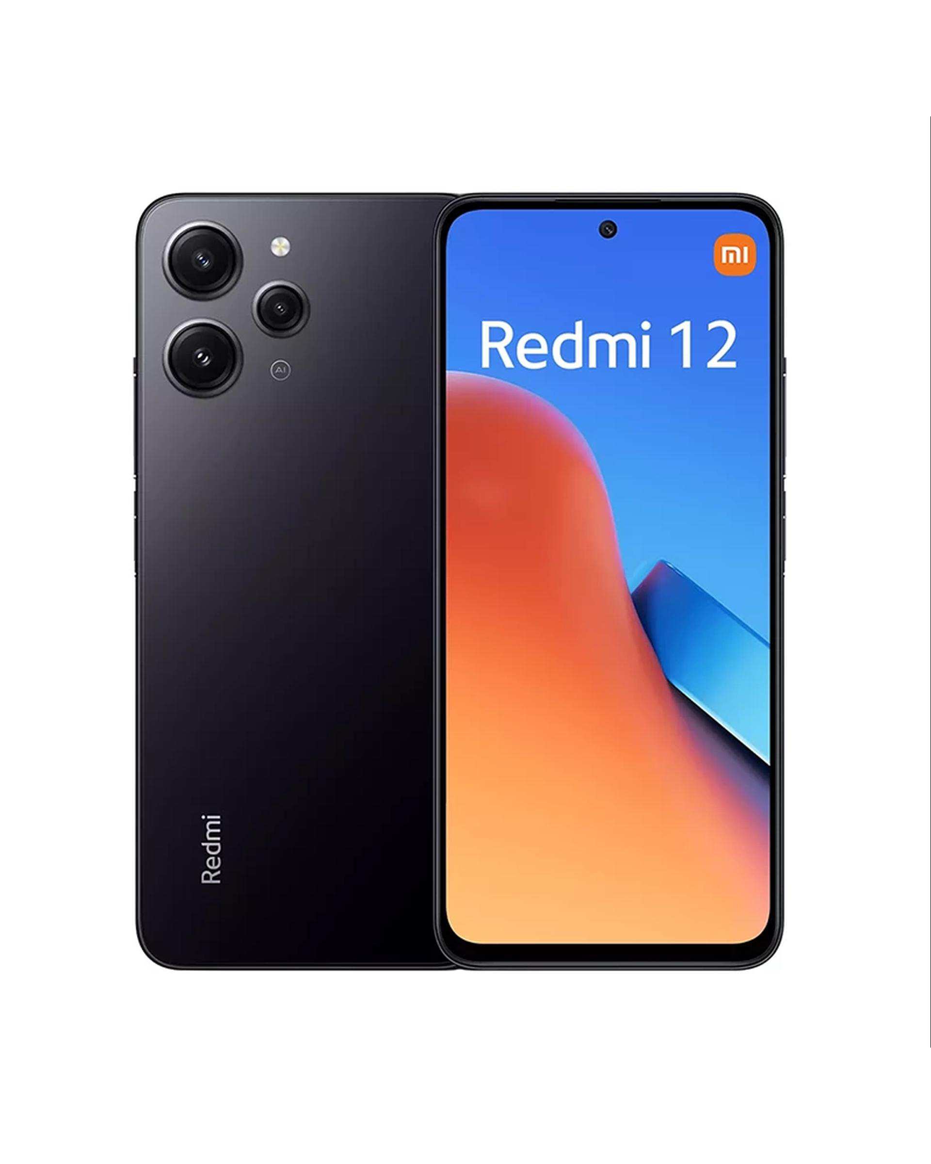 گوشی موبایل شیائومی مدل Redmi 12 دو سیم کارت ظرفیت 256 گیگابایت و رم 8 گیگابایت مشکی