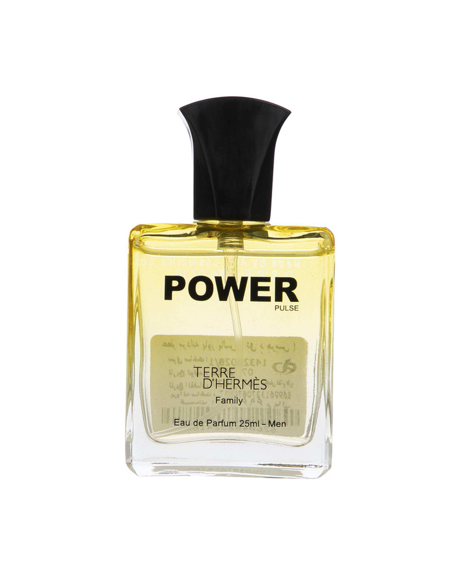 عطر جیبی مردانه پاور پالس Power pulse مدل تق د هرمس 25ml