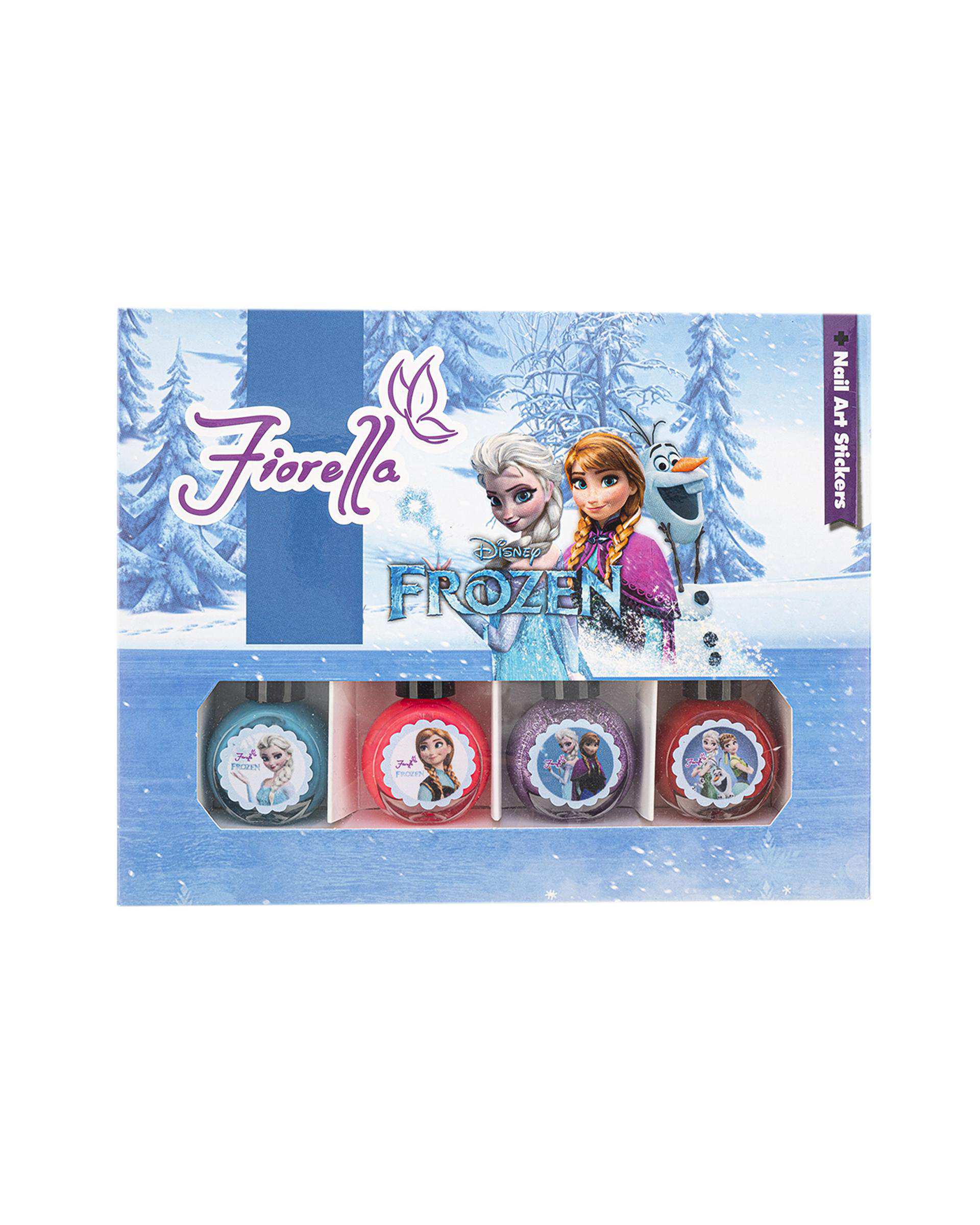 لاک دخترانه فیورلا Fiorella طرح FROZEN بسته 4 عددی کد 10142