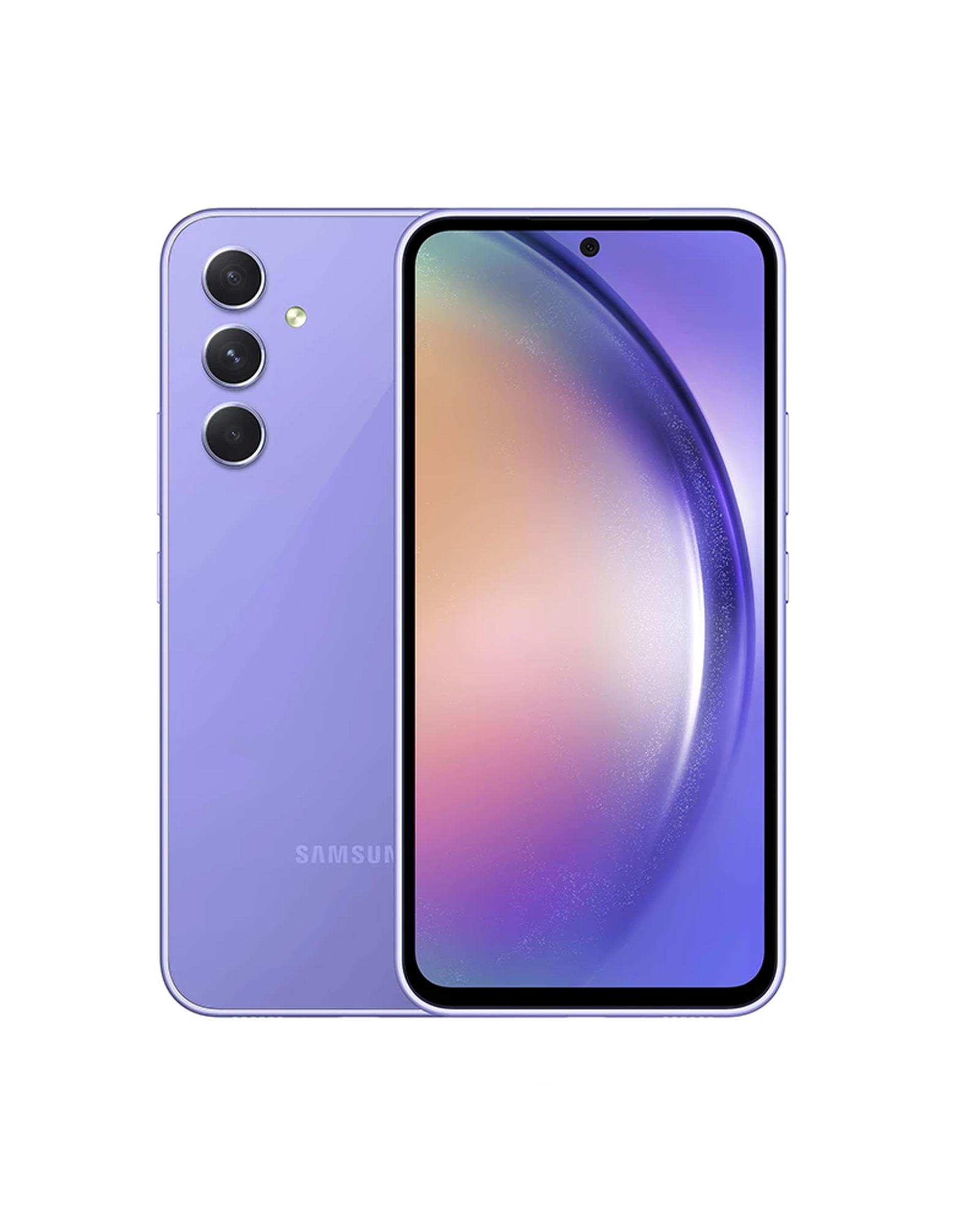 گوشی موبایل سامسونگ مدل Galaxy A54 5G دو سیم کارت ظرفیت 256 گیگابایت و رم 8 گیگابایت بنفش