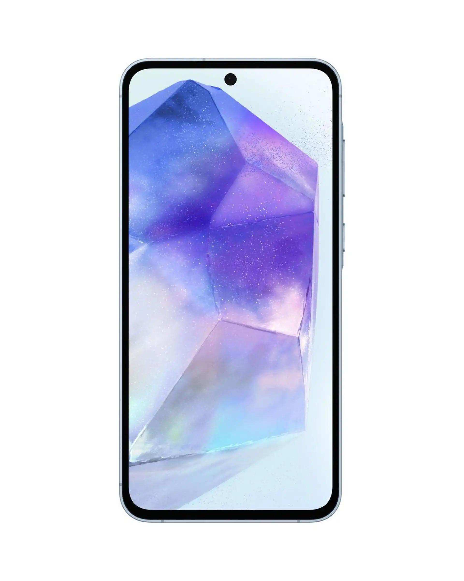 گوشی موبایل سامسونگ مدل Galaxy A55 دو سیم کارت ظرفیت 256 گیگابایت رم 8 گیگابایت آبی روشن