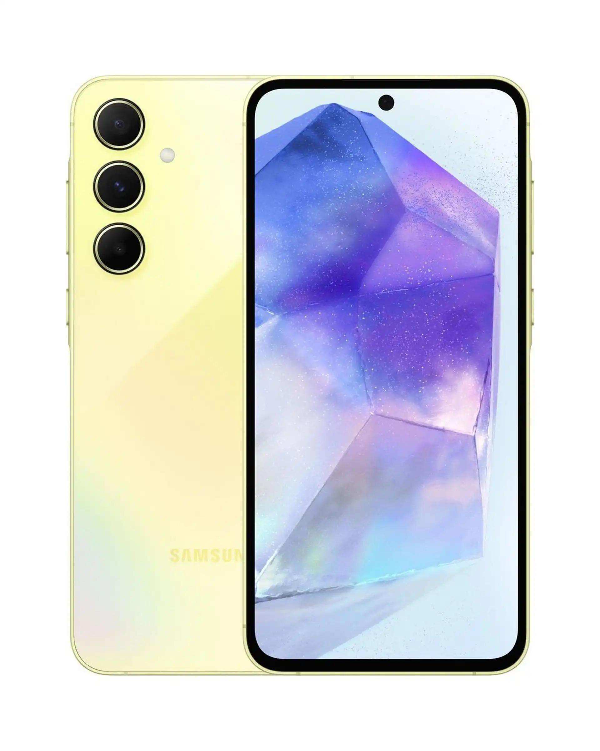 گوشی موبایل سامسونگ مدل Galaxy A55 دو سیم کارت ظرفیت 256 گیگابایت رم 8 گیگابایت لیمویی