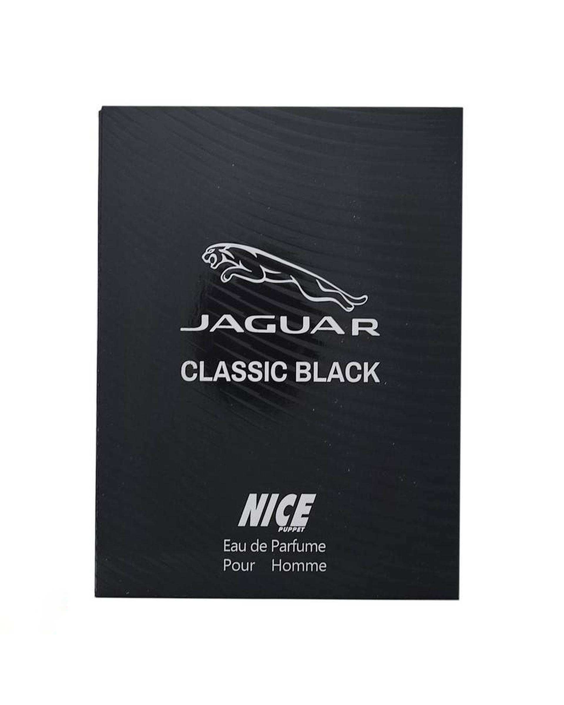 عطر مردانه نایس پاپت Nice Puppet مدل Jaquar Clasicc Black حجم 85ml