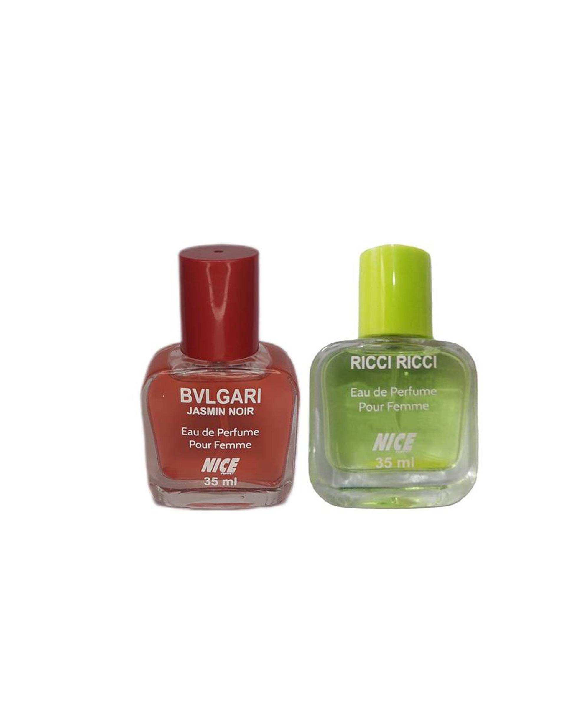 عطر جیبی زنانه RICCI RICCI و BVLGARI نایس پاپت Nice Puppet حجم 35ml بسته 2 عددی