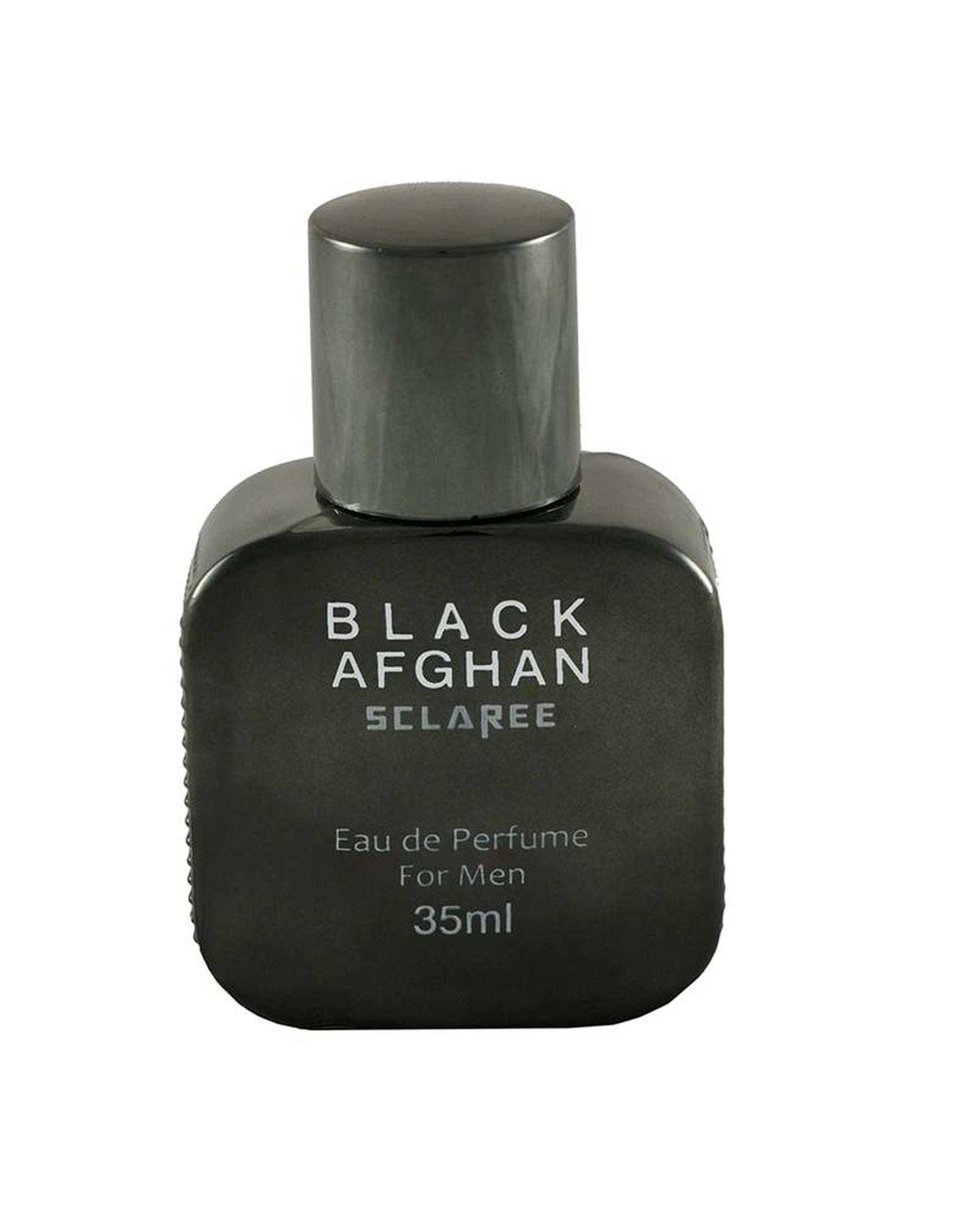 عطر جیبی مردانه مدل Black Afghan به همراه عطر جیبی مردانه مدل Bleu D Chn بسته 2 عددی حجم 35ml