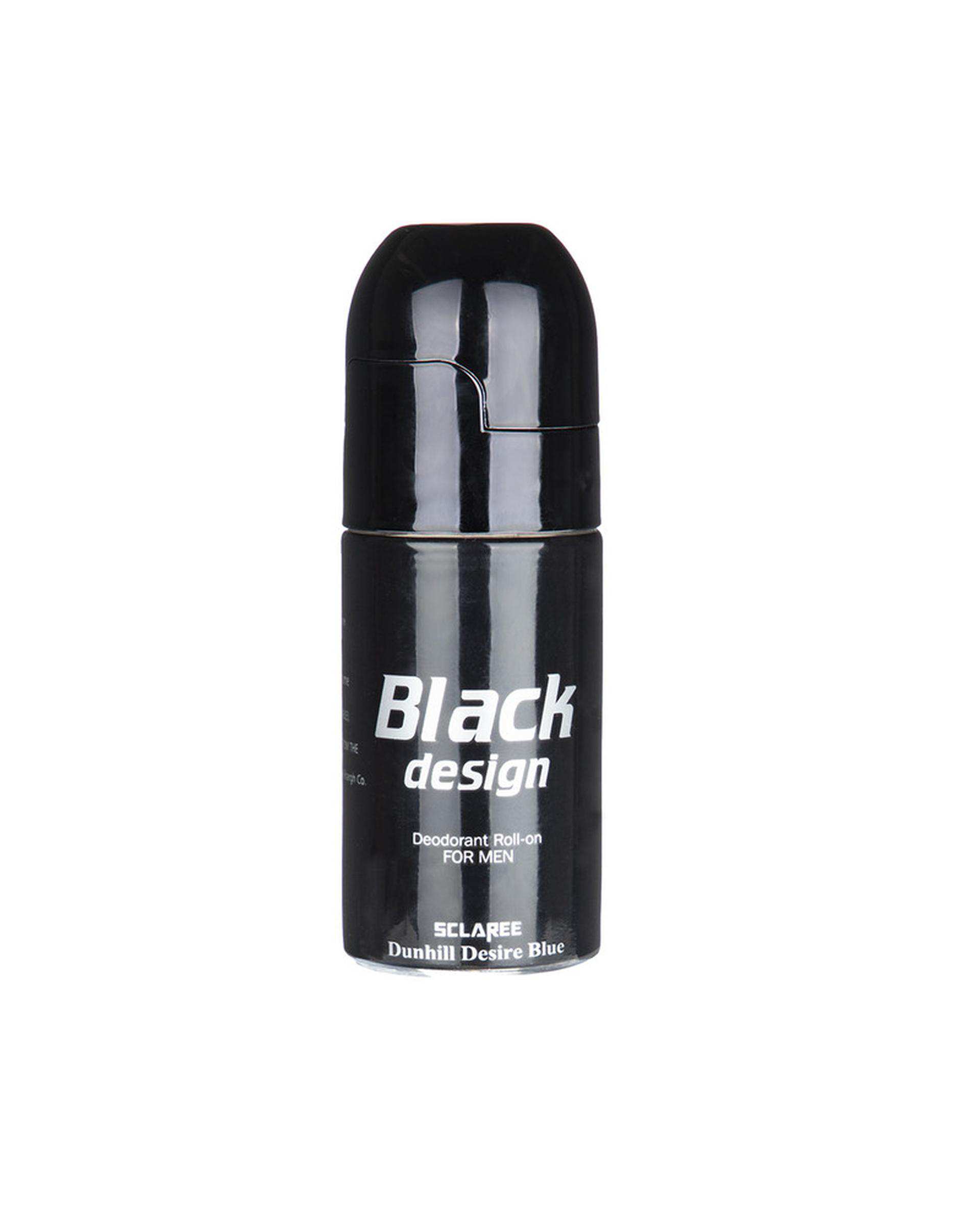 مام رول ضد تعریق مردانه اسکلاره Sclaree مدل Black Design حجم 60ml