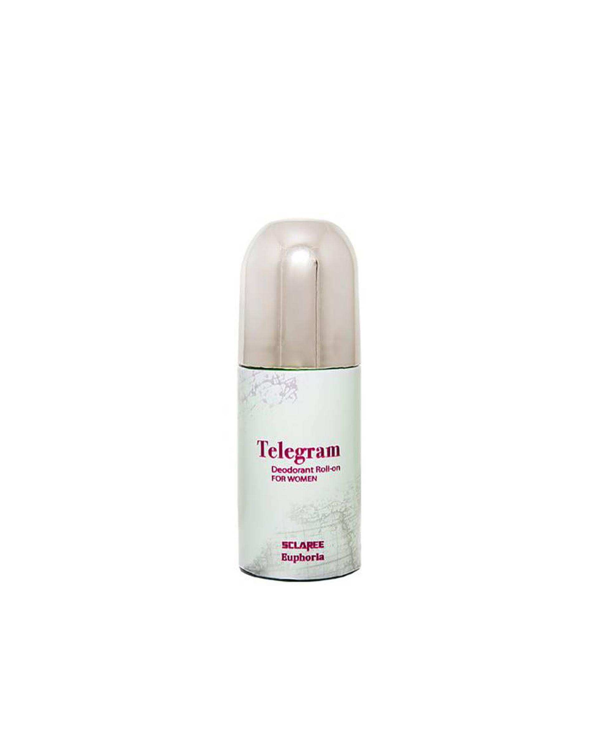 مام رول ضد تعریق زنانه اسکلاره Sclaree مدل Telegram Euphoria حجم 60ml