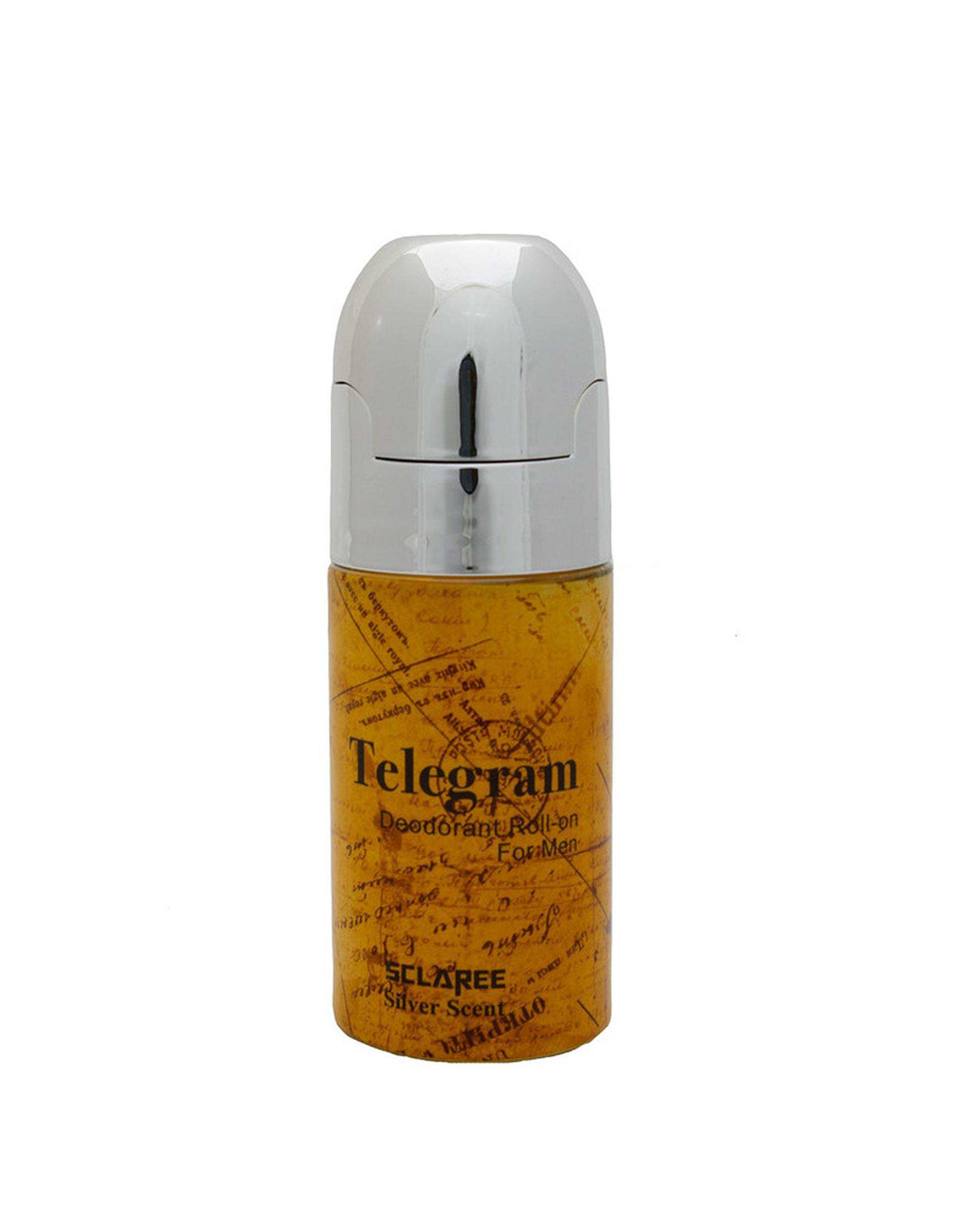 مام رول ضد تعریق مردانه اسکلاره Sclaree مدل Telegram حجم 60ml