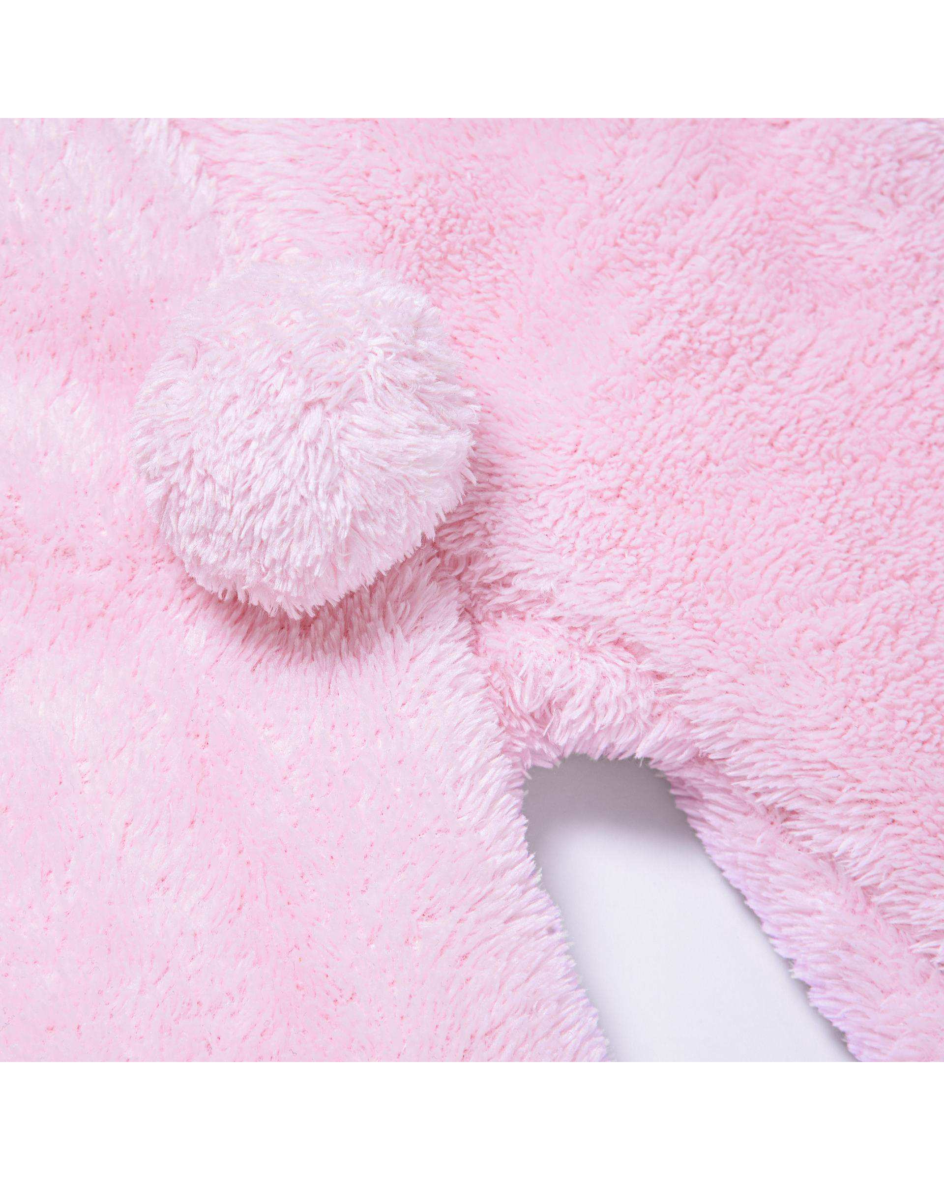 سرهمی دخترانه نوزادی صورتی فیورلا Fiorella طرح خرگوش گوش دراز کد 21509