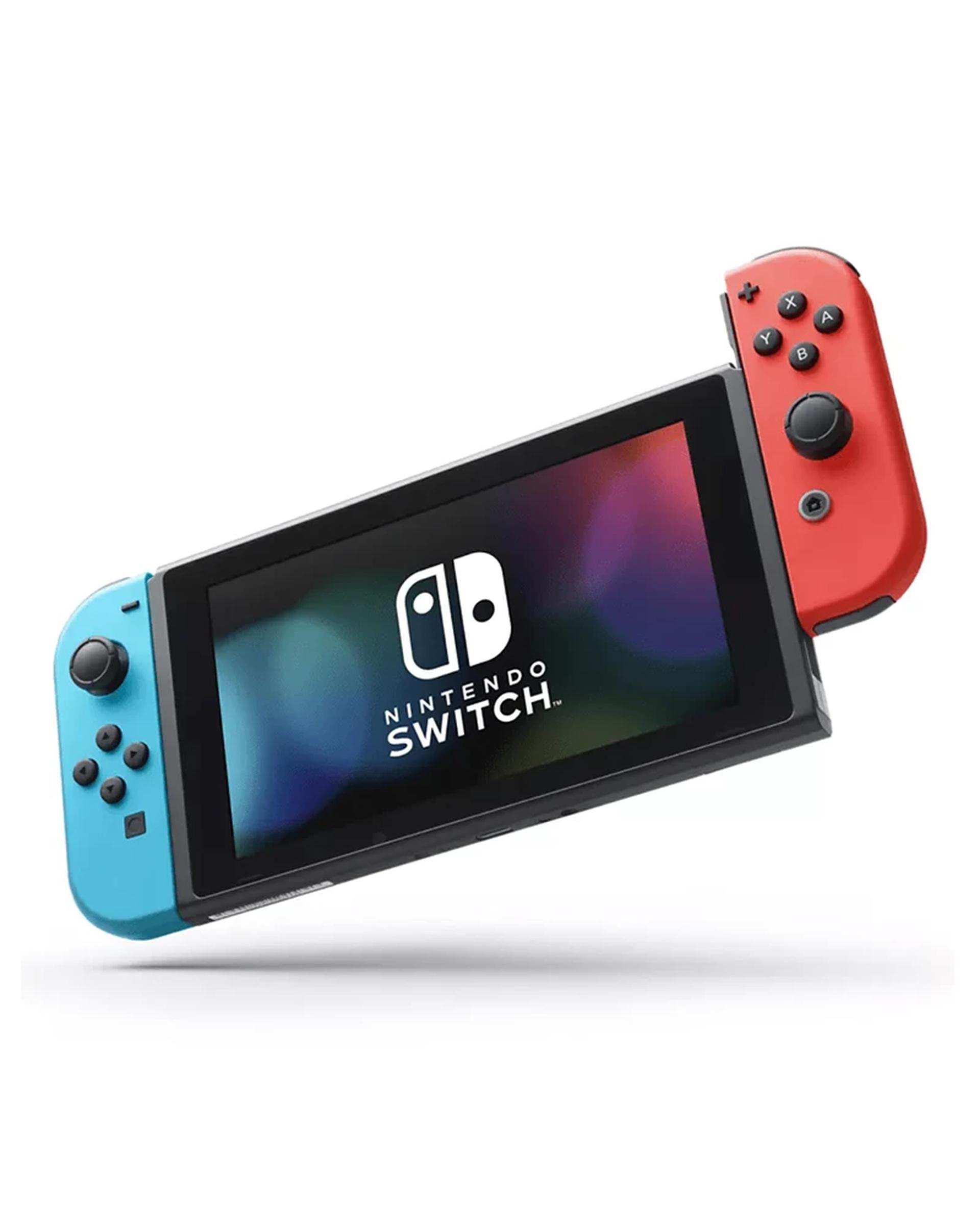 کنسول بازی نینتندو مدل Switch Neon Blue and Neon Red Joy-Con OLED