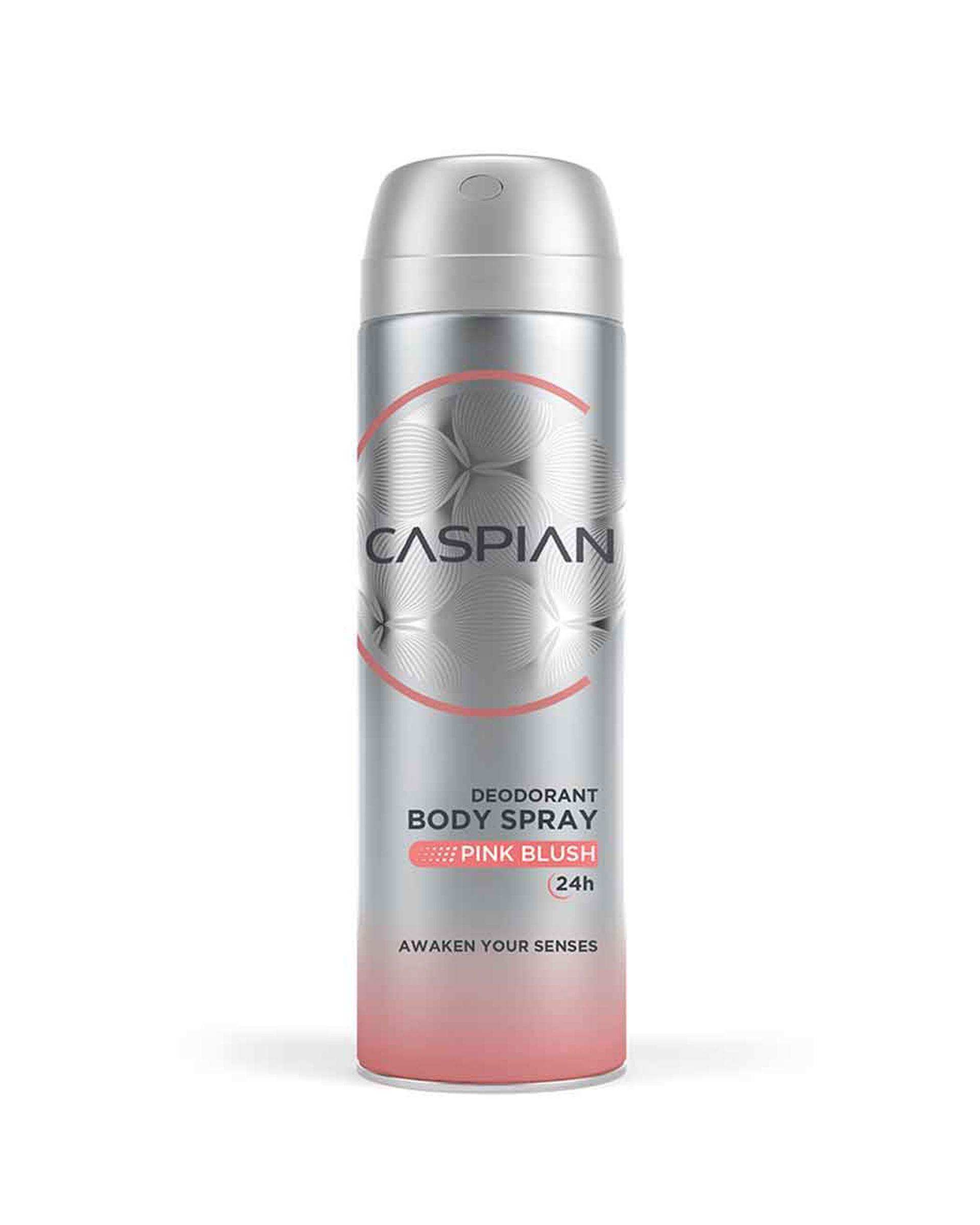 اسپری دئودورانت زنانه کاسپین Caspian مدل Pink Blush حجم 150ml